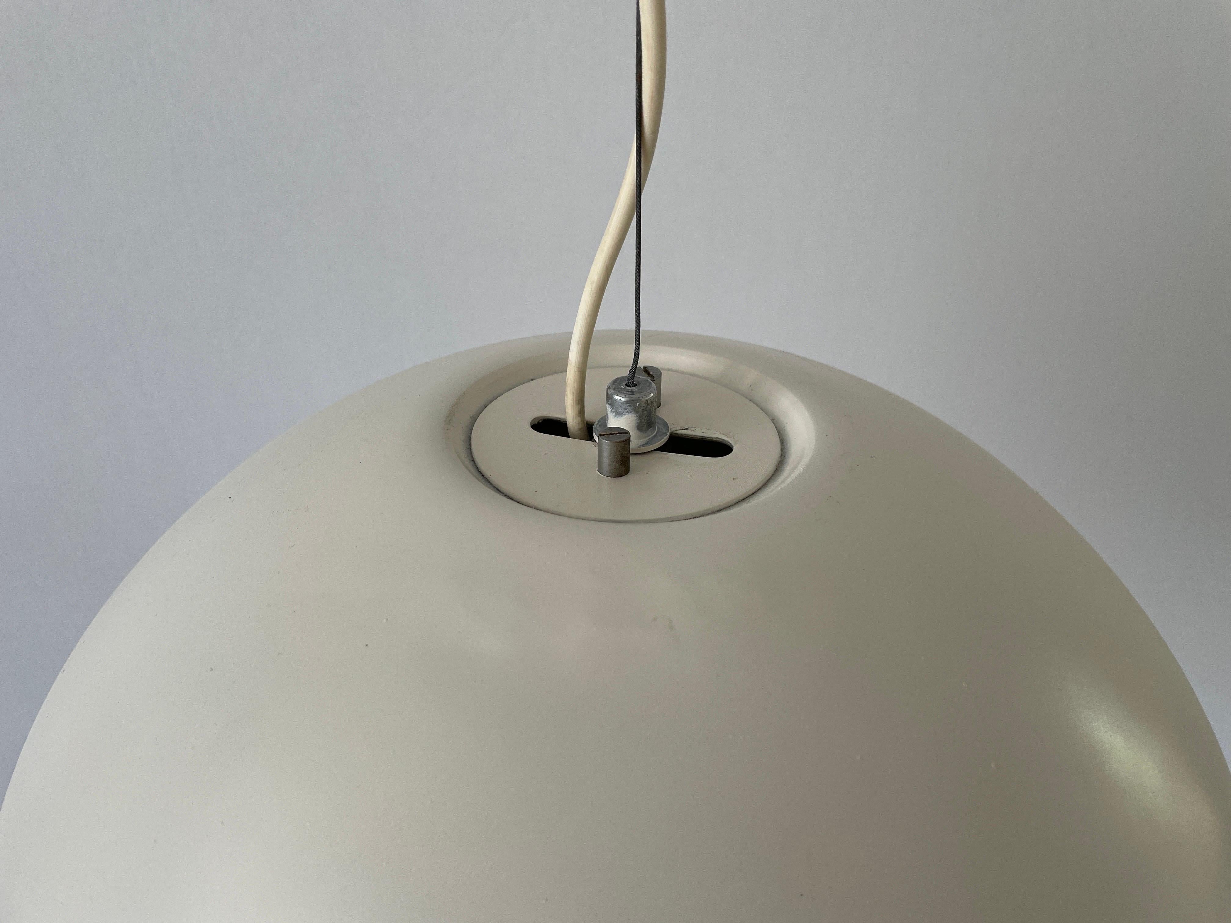 Metal Italian Atomic Design Ball Glass Pendant Lamp, 1960s, Italy For Sale