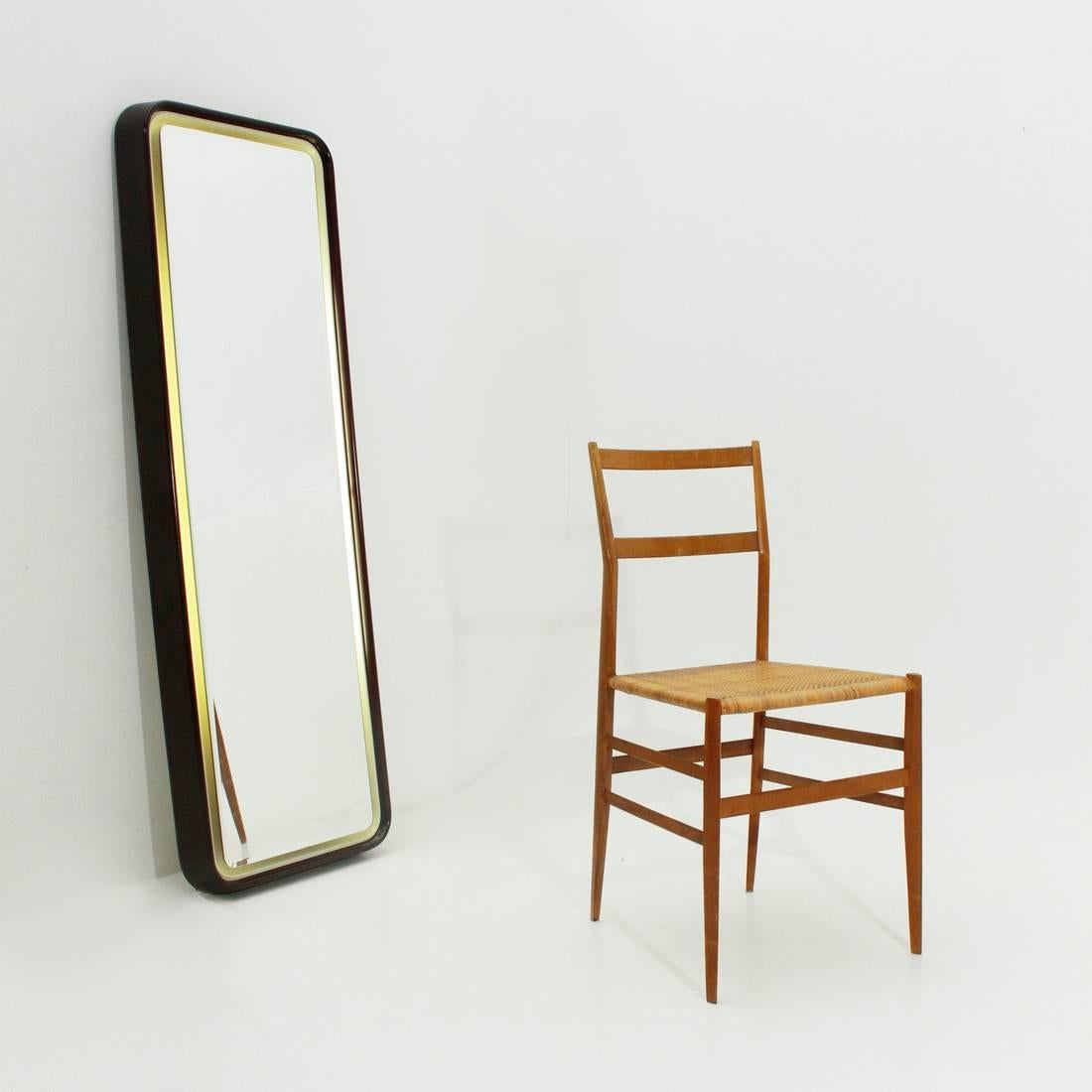 Italian Backlight Rectangular Mirror, 1970s 8