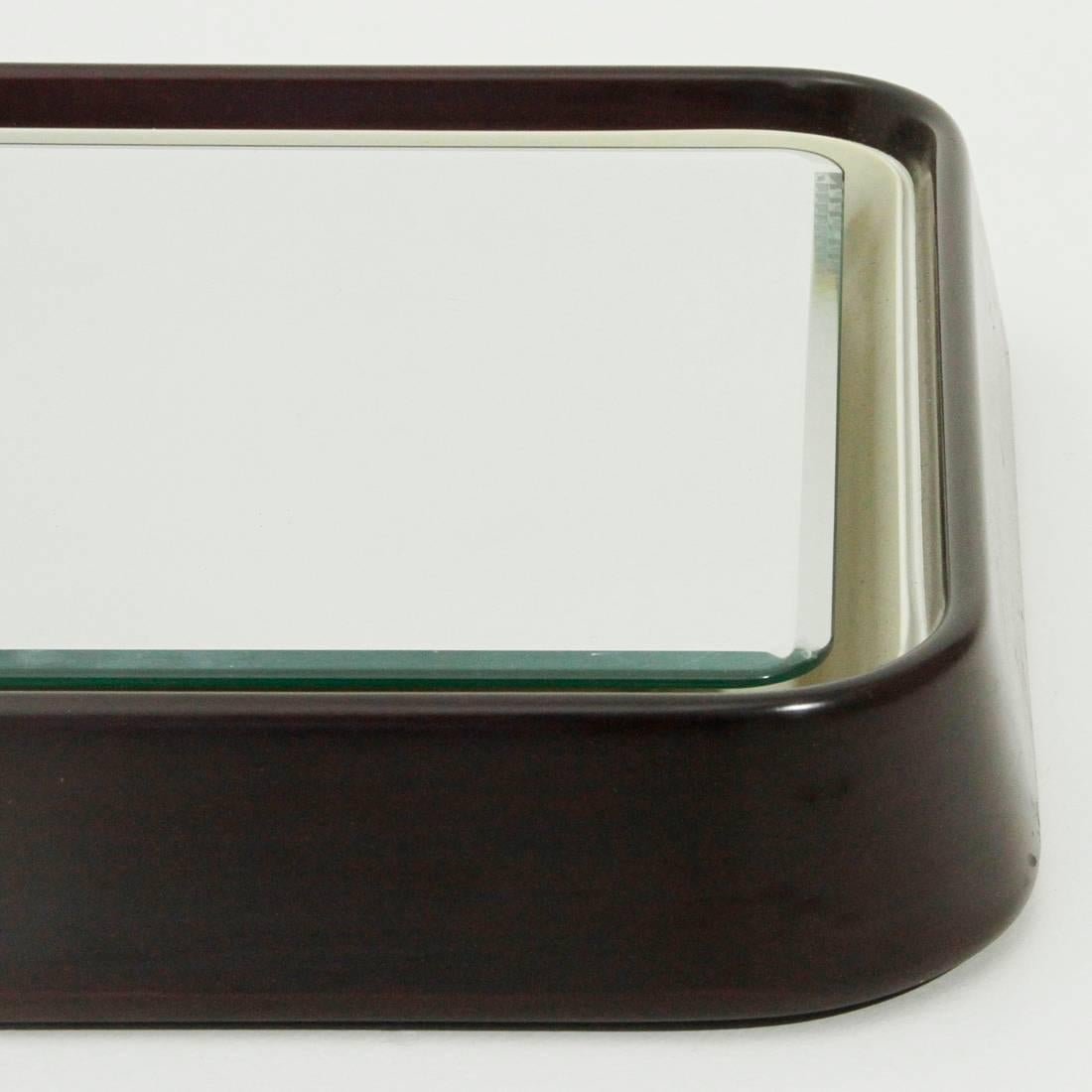 Late 20th Century Italian Backlight Rectangular Mirror, 1970s