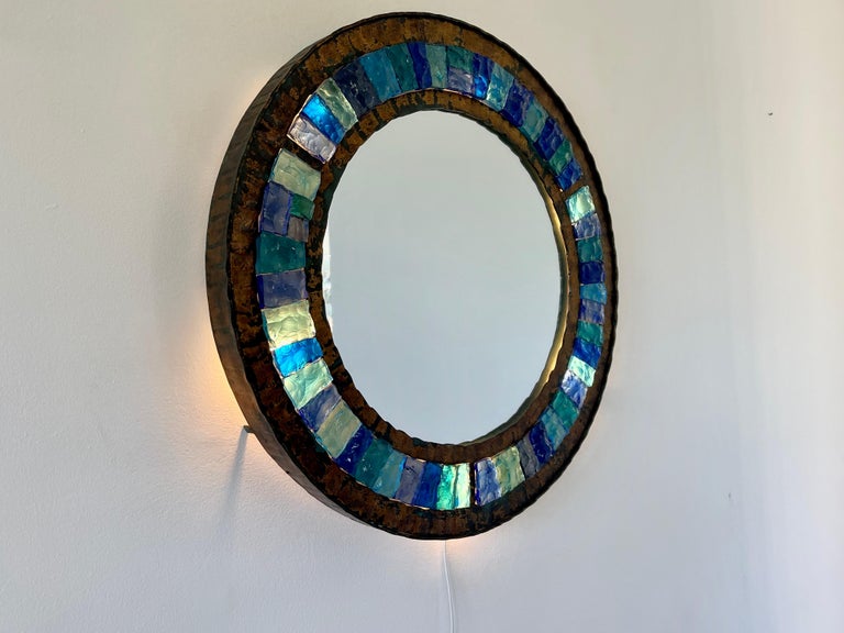 Italian Backlit Mirror For Sale 8