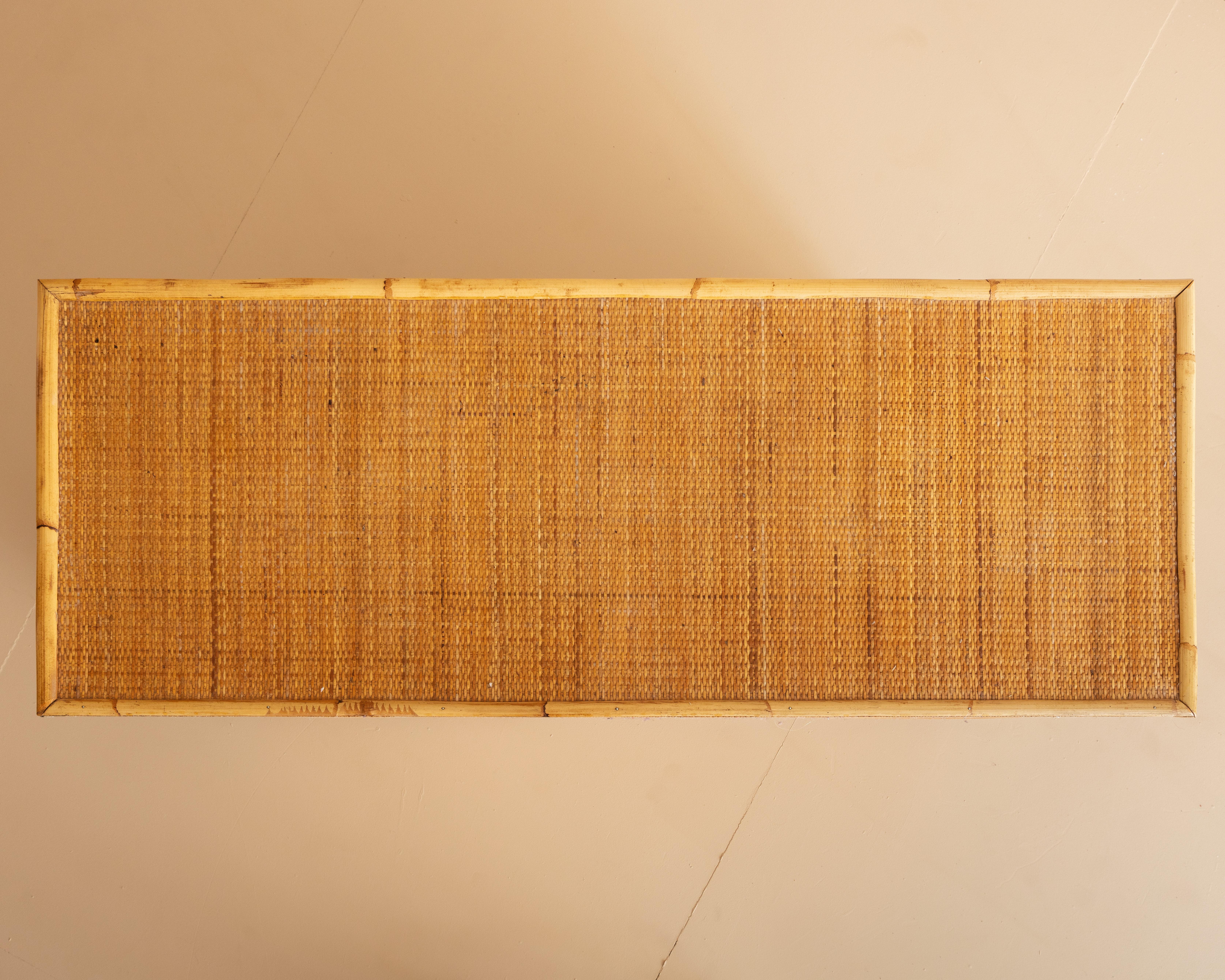 Italian Bamboo and Rattan Dresser, 1970s 2
