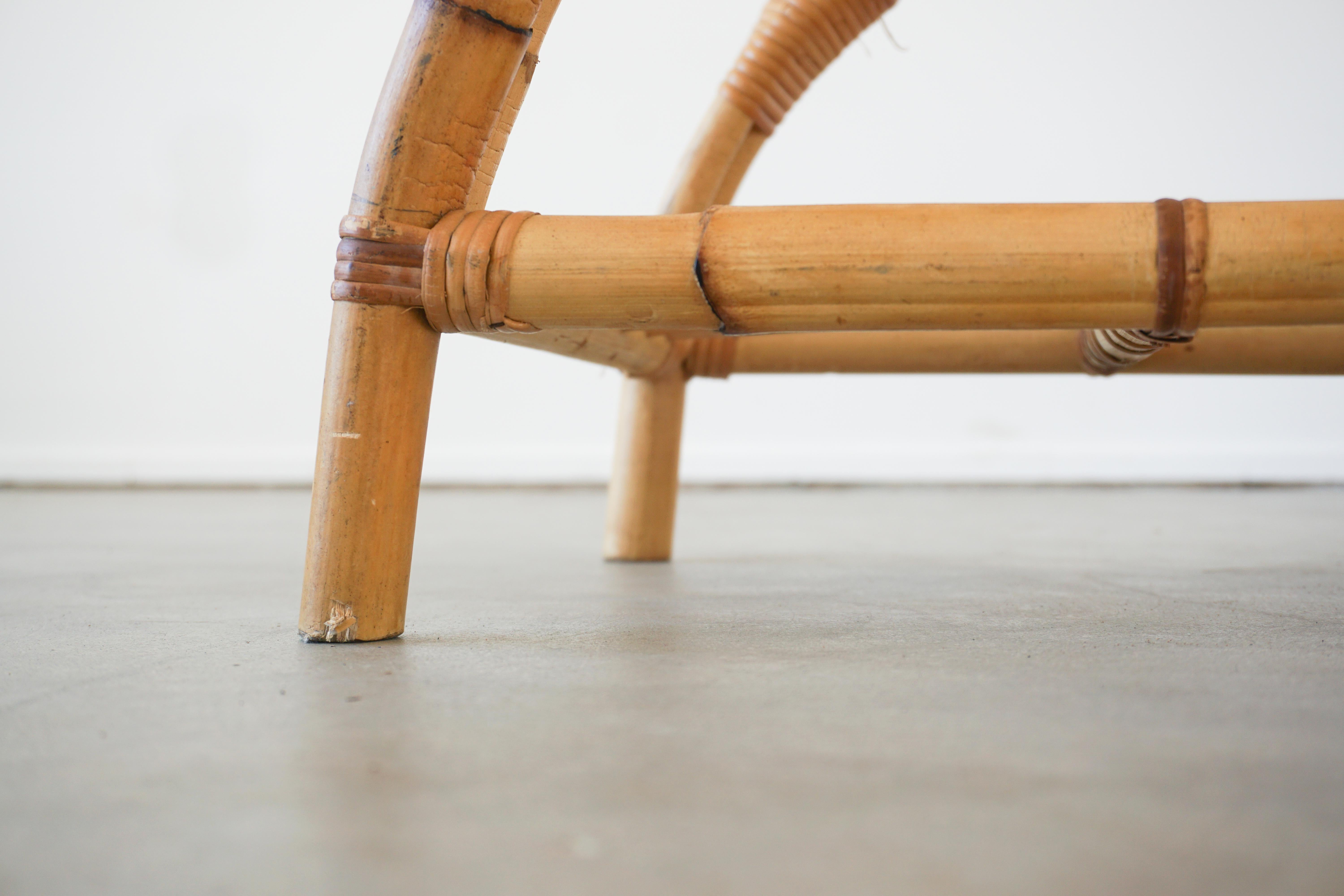 Italian Bamboo Benches w/ Table 7