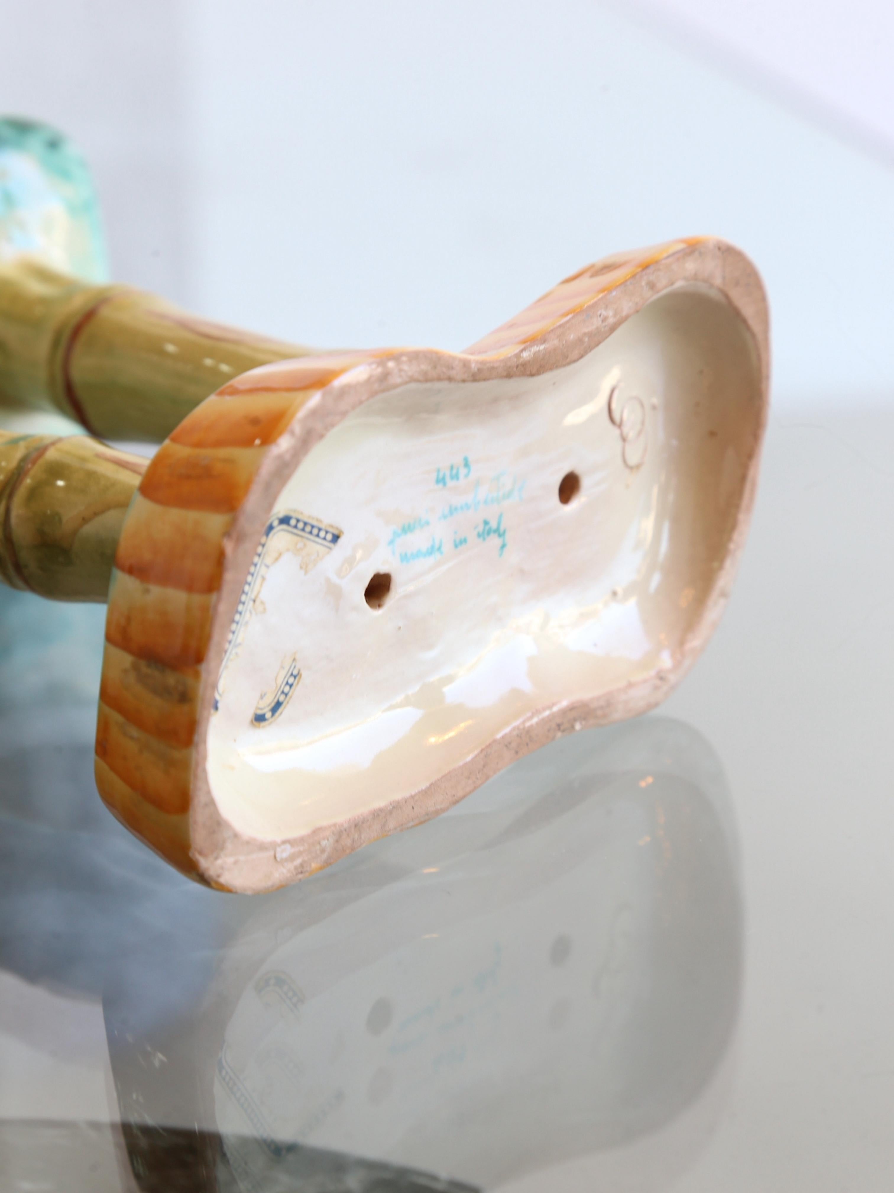 Italian Bamboo Candlesticks Holder by Pucci Umbertide, 1970s 10