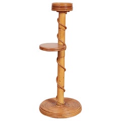 Italian Bamboo Catchall / plant stand