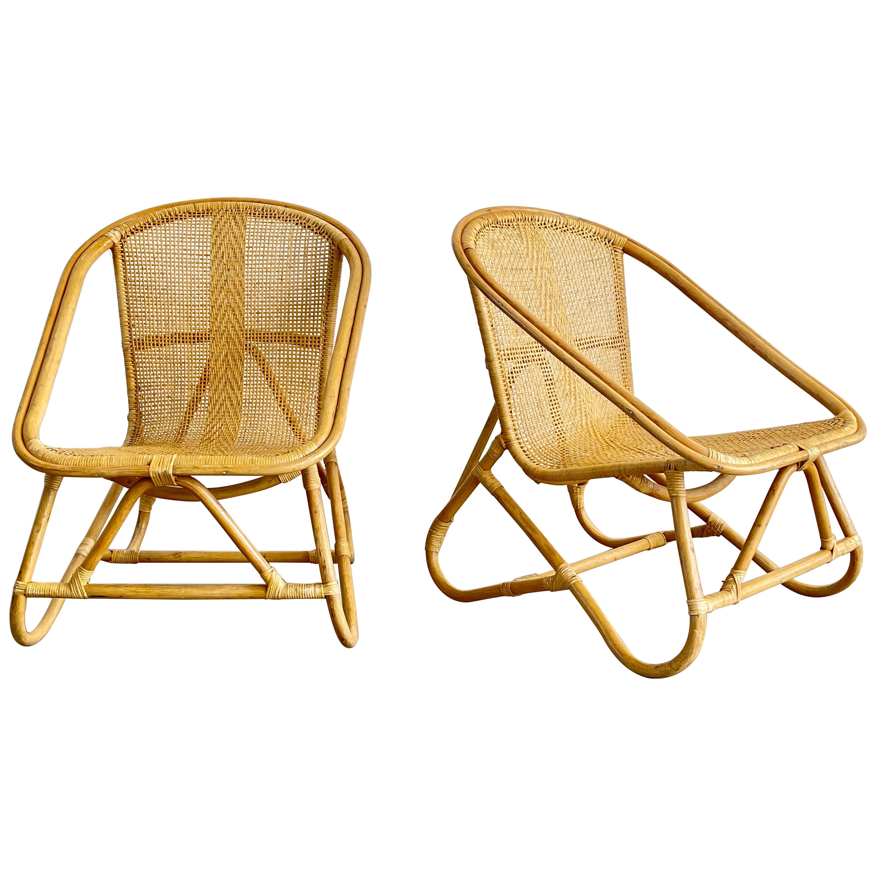 Italian Bamboo Chairs