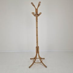 Italian Bamboo Coat Rack, 1970s