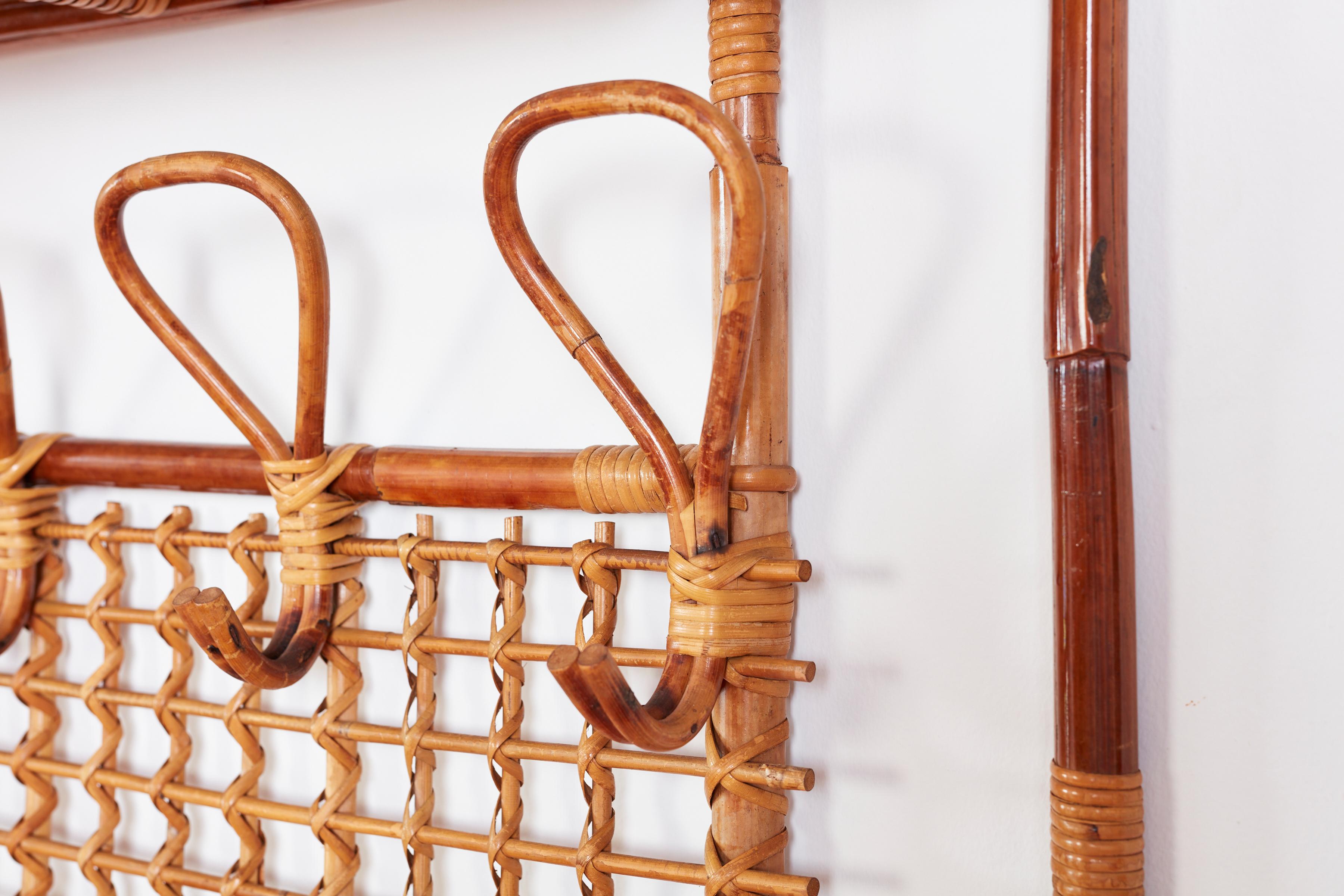 Italian Bamboo Coat Rack 6