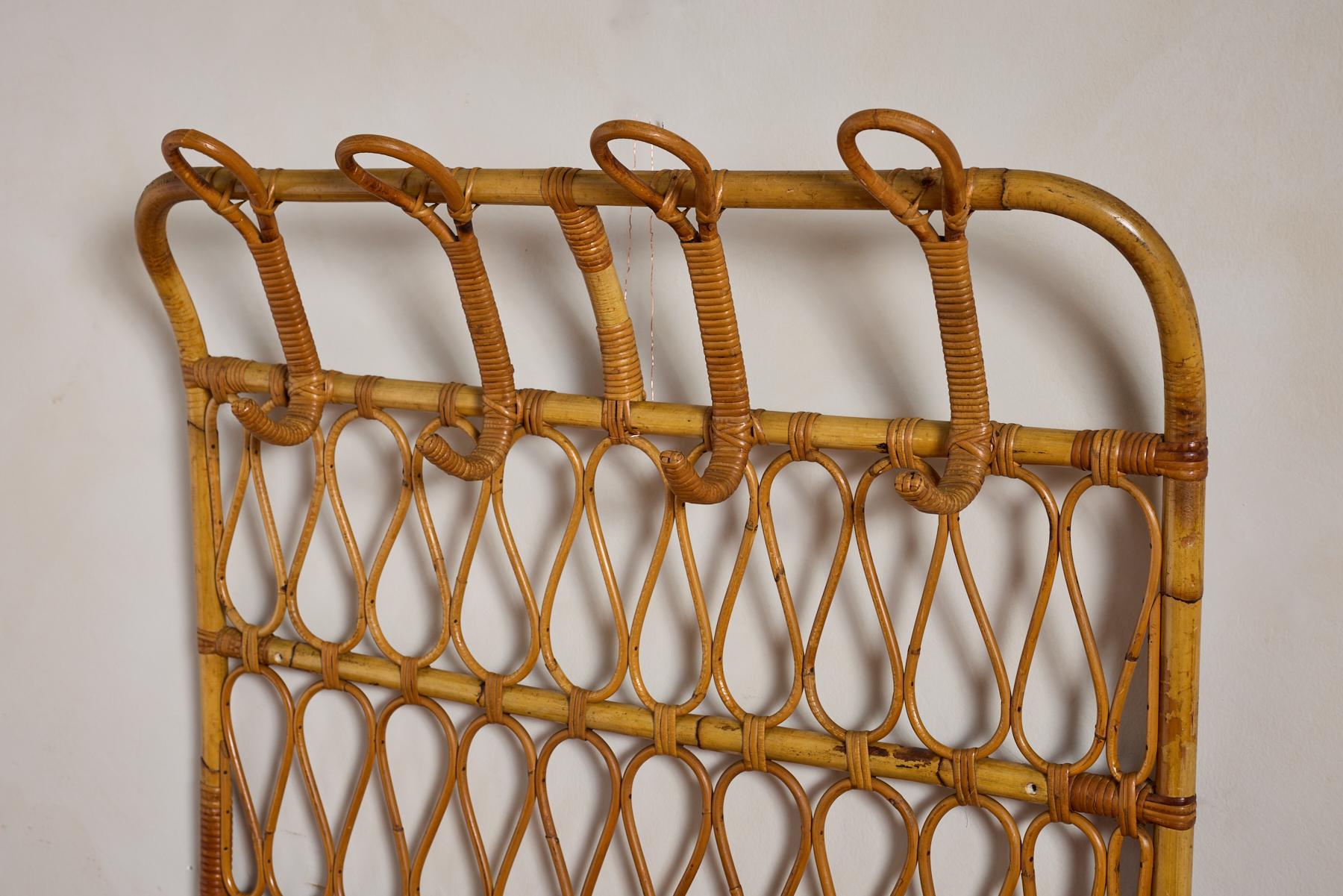 Italian Bamboo Coat Rack For Sale 10