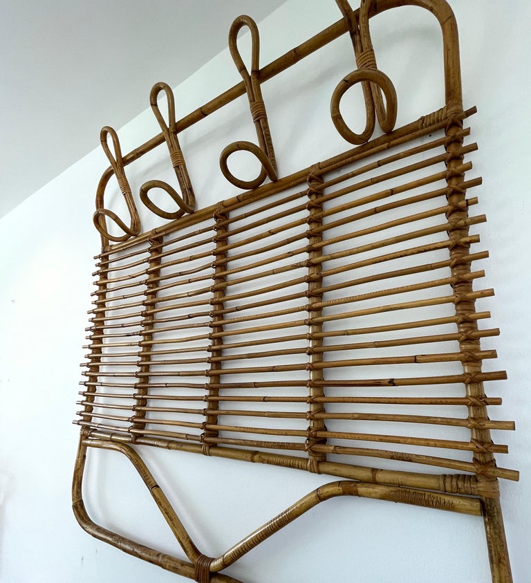 Italian Bamboo Coat Rack For Sale at 1stDibs