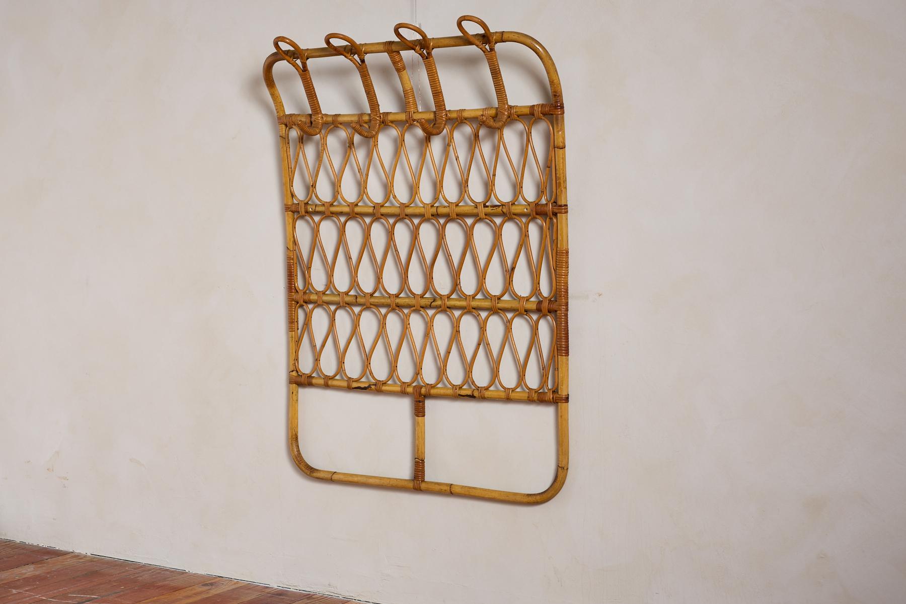 Italian Bamboo Coat Rack In Good Condition For Sale In Beverly Hills, CA