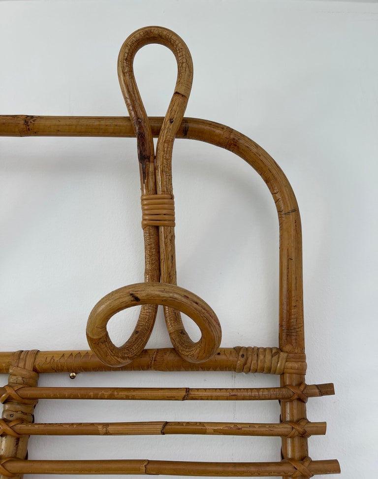 Italian Bamboo Coat Rack For Sale at 1stDibs