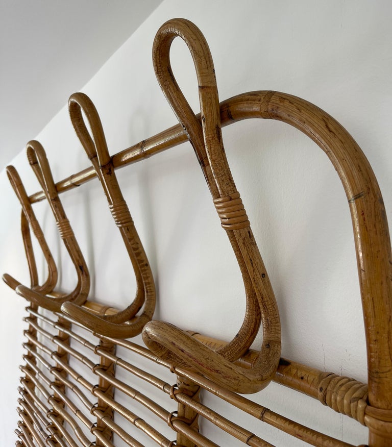 Italian Bamboo Coat Rack For Sale at 1stDibs