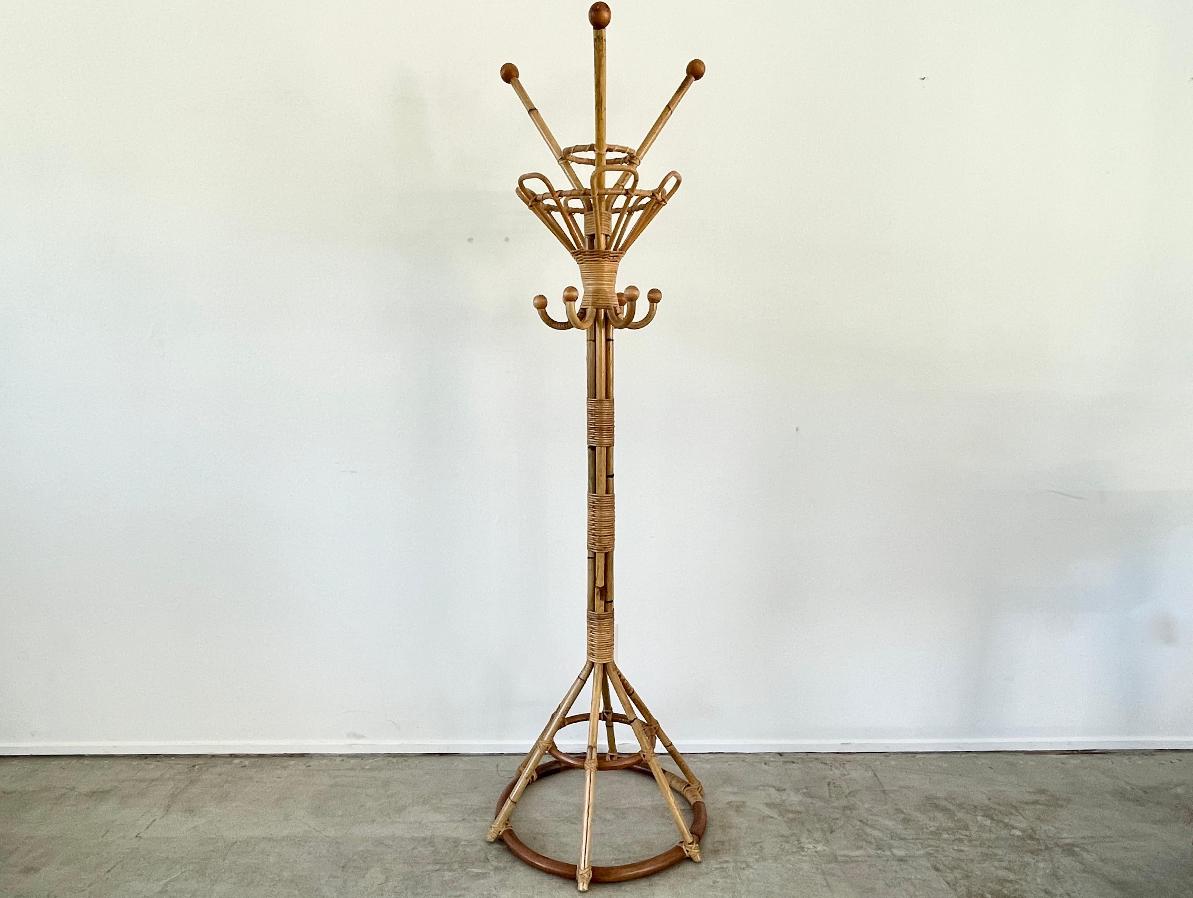 Italian Bamboo Coatrack 8