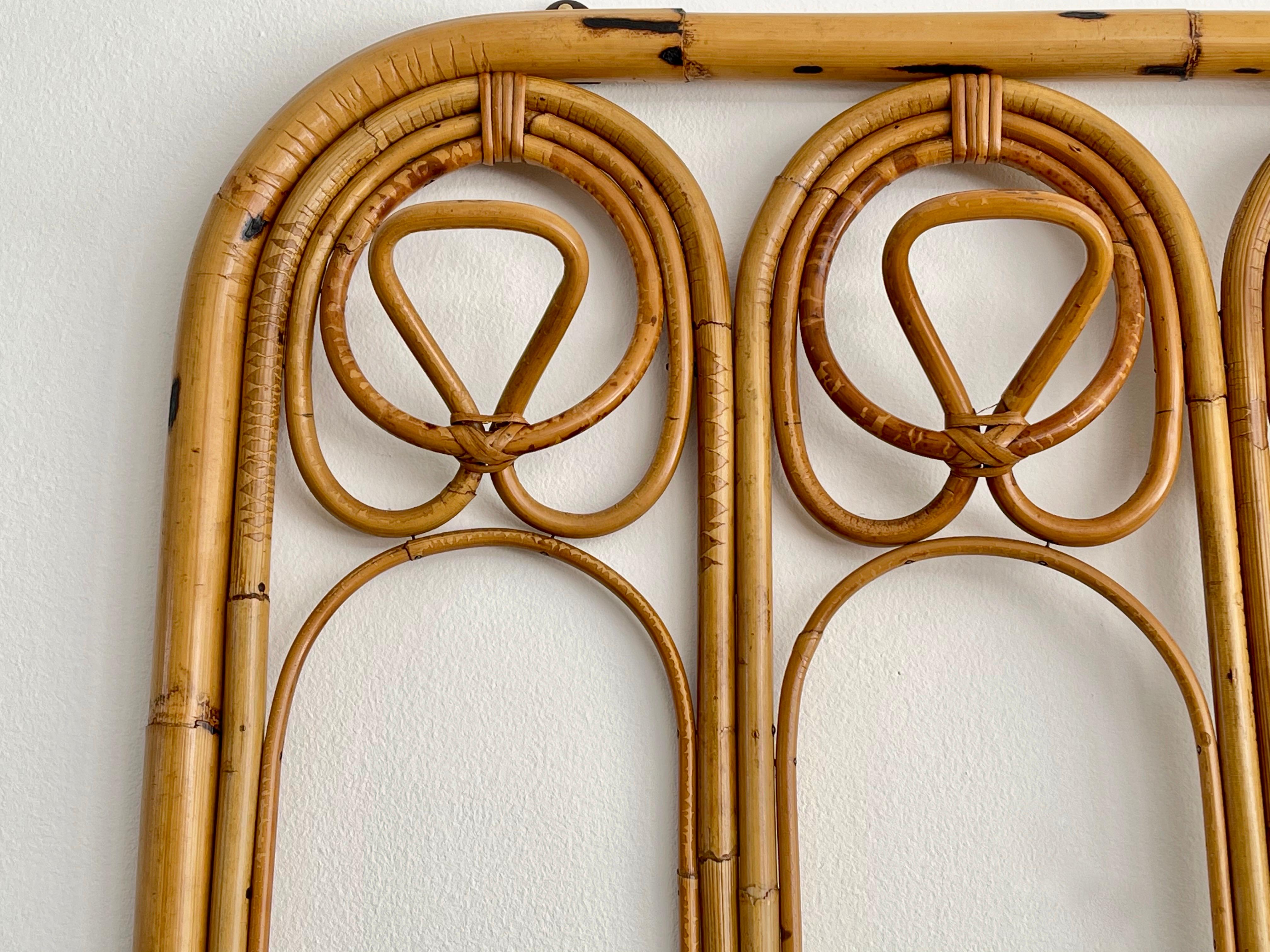 Italian Bamboo Coatrack In Good Condition For Sale In Beverly Hills, CA