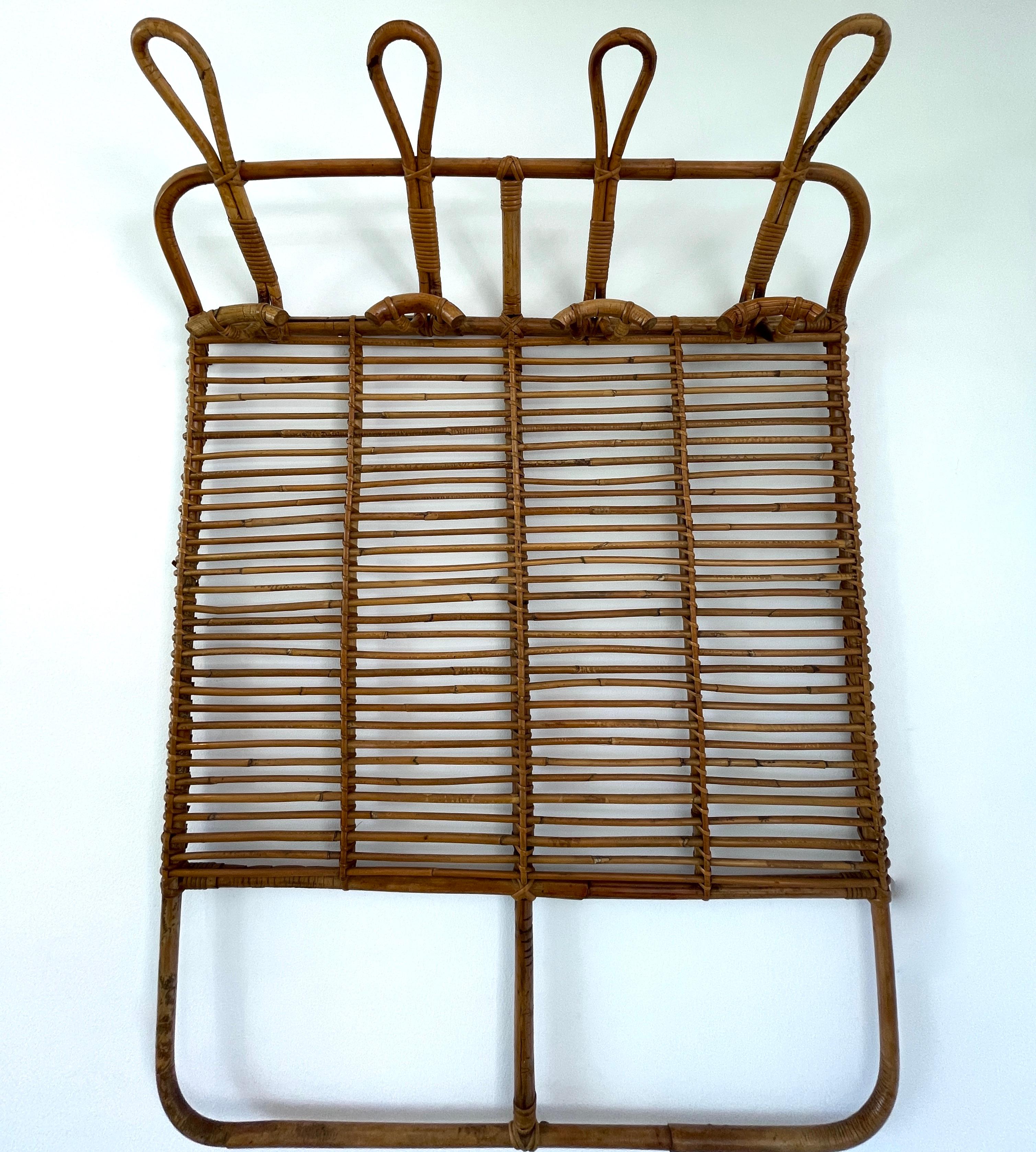 Italian Bamboo Coatrack In Good Condition For Sale In Beverly Hills, CA