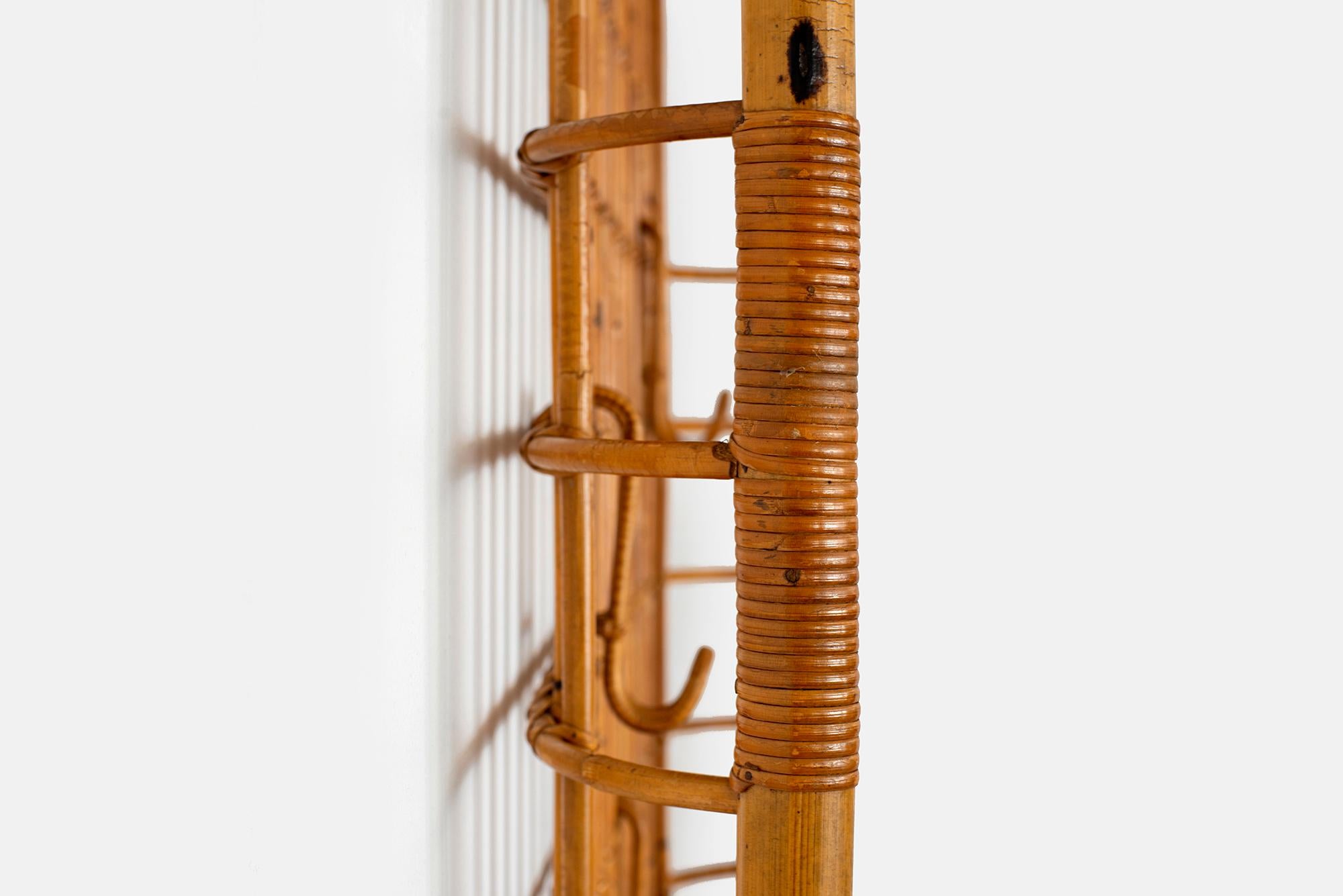 Austrian Italian Bamboo Coatrack For Sale
