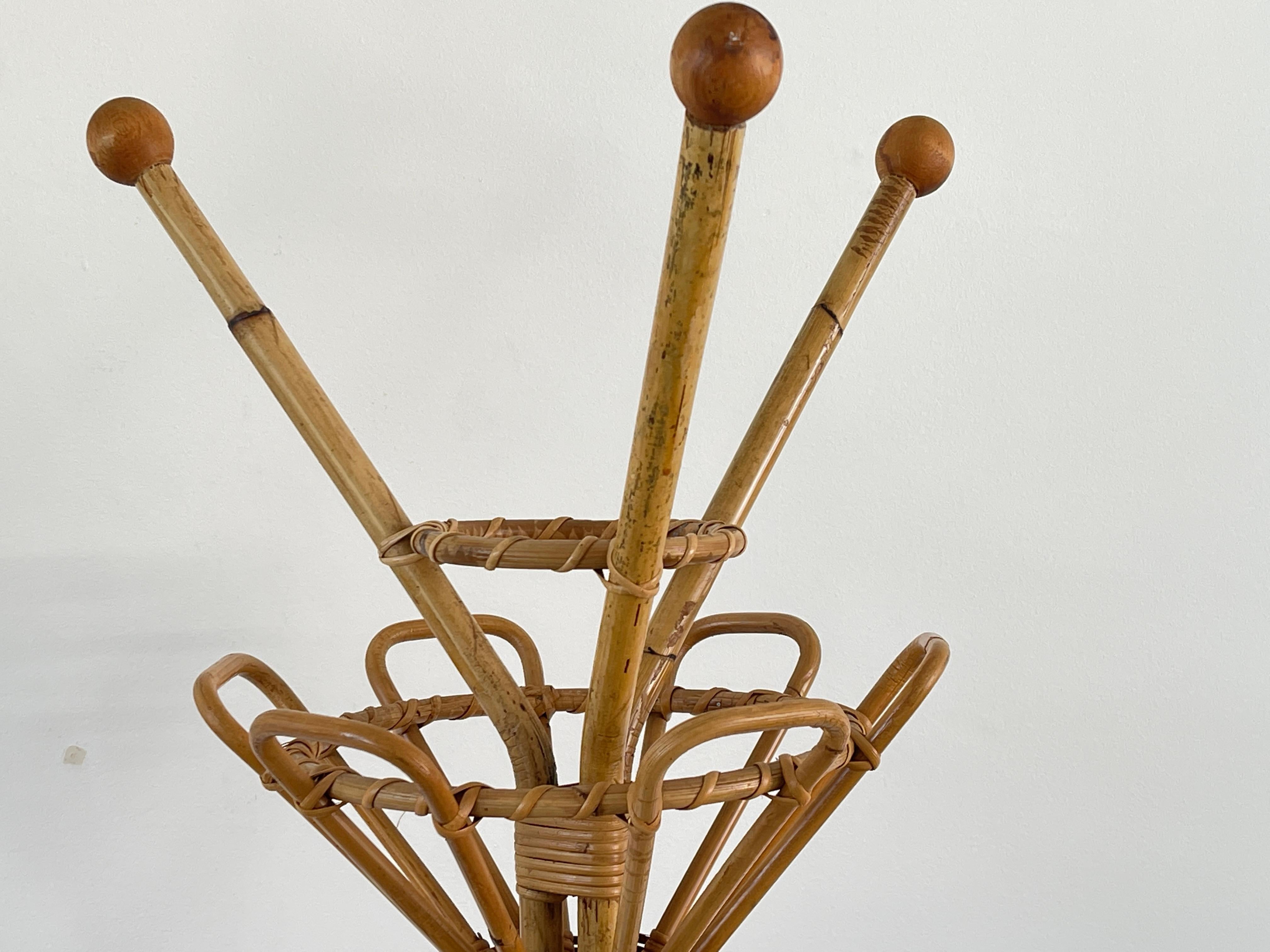 Italian Bamboo Coatrack 2