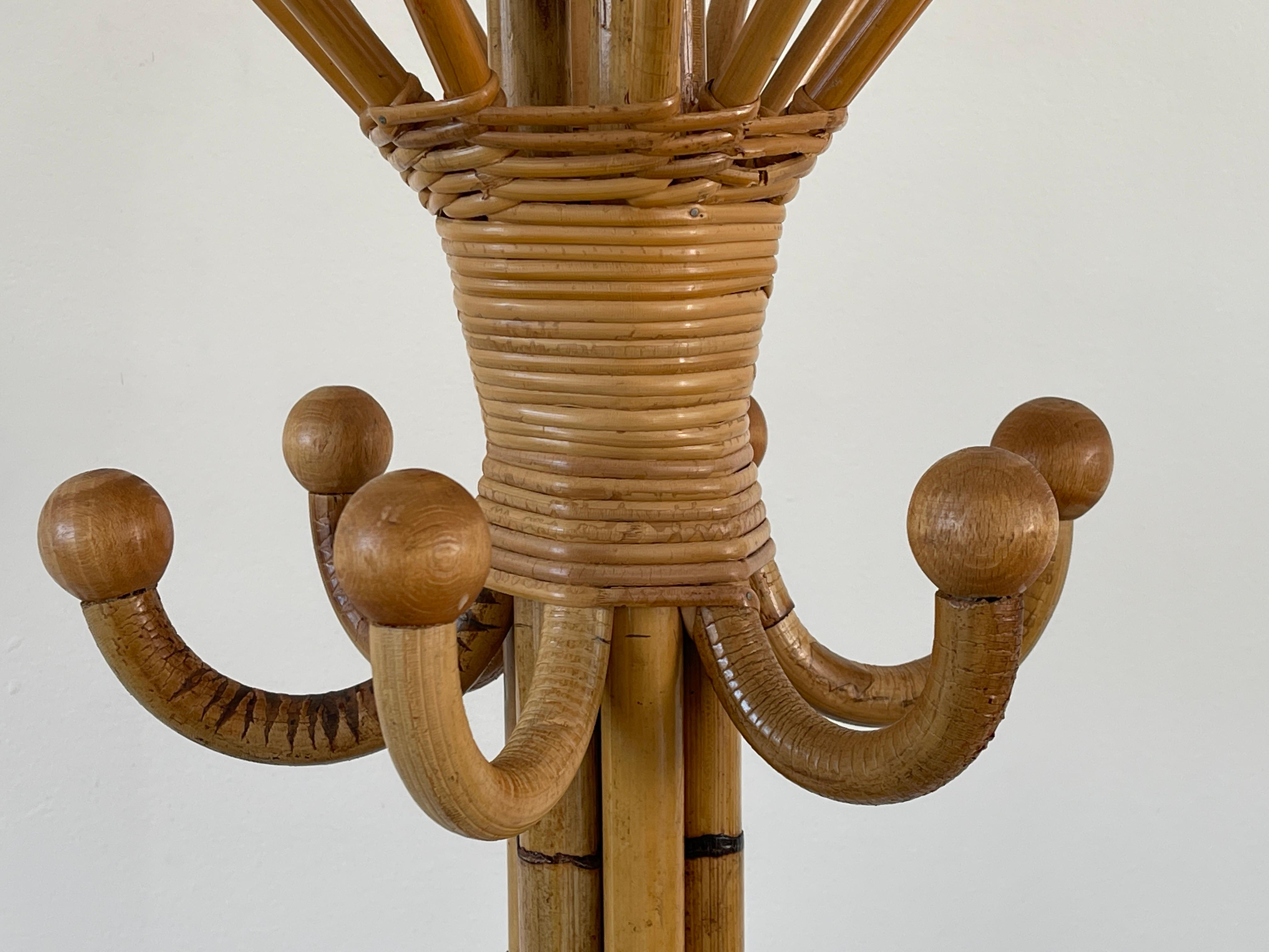 Italian Bamboo Coatrack 3