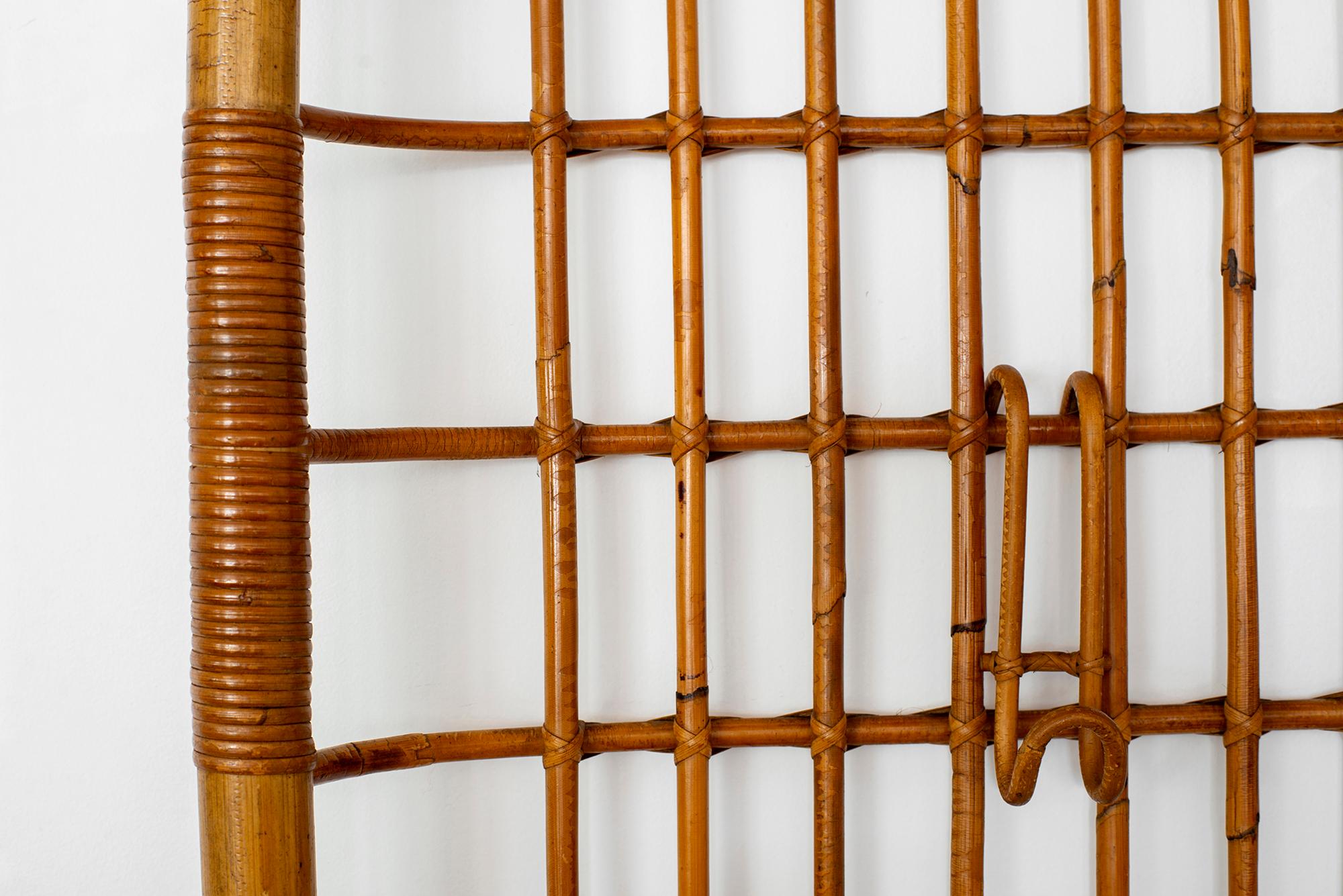 Mid-20th Century Italian Bamboo Coatrack For Sale