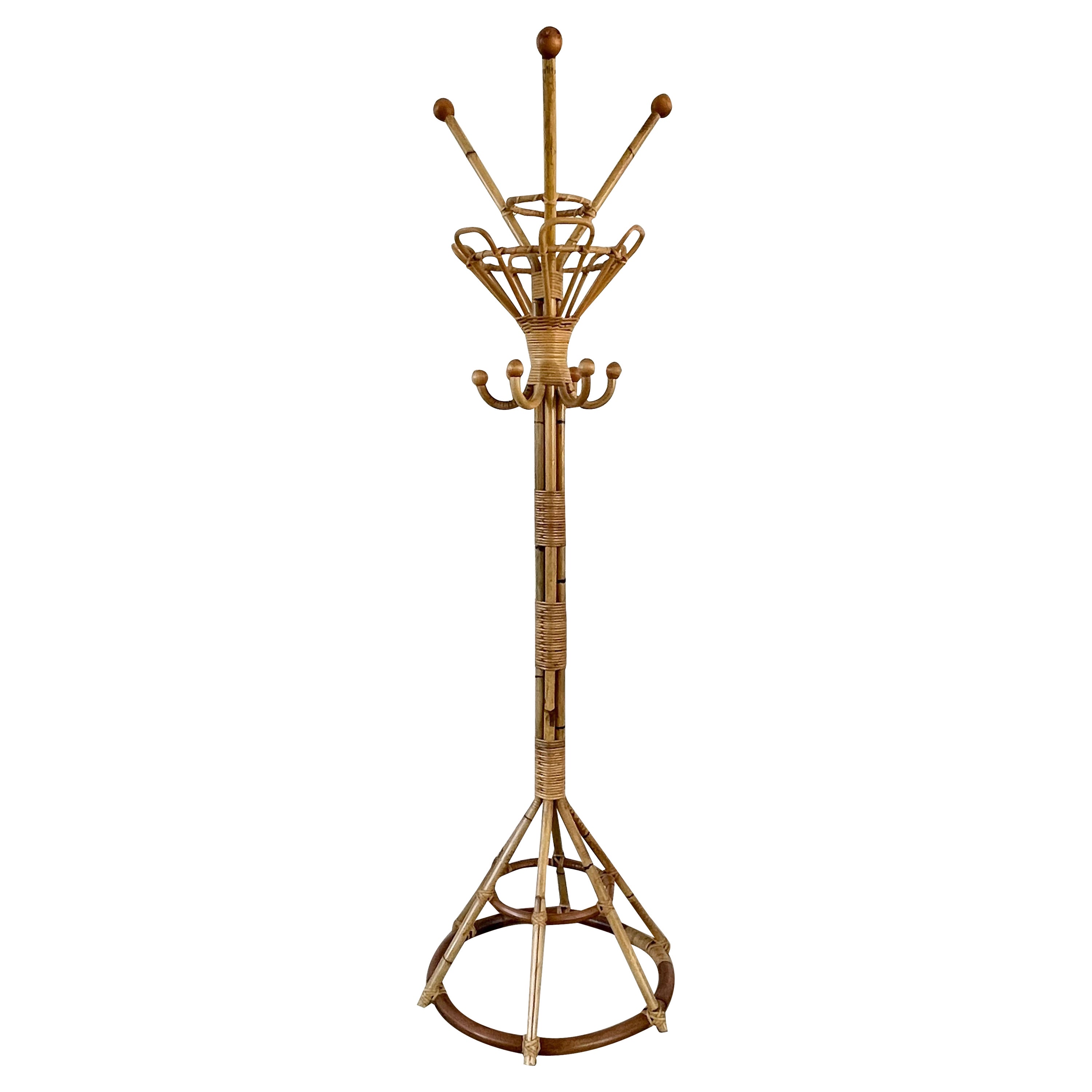 Italian Bamboo Coatrack
