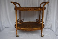 Italian Bamboo Cocktail Trolley