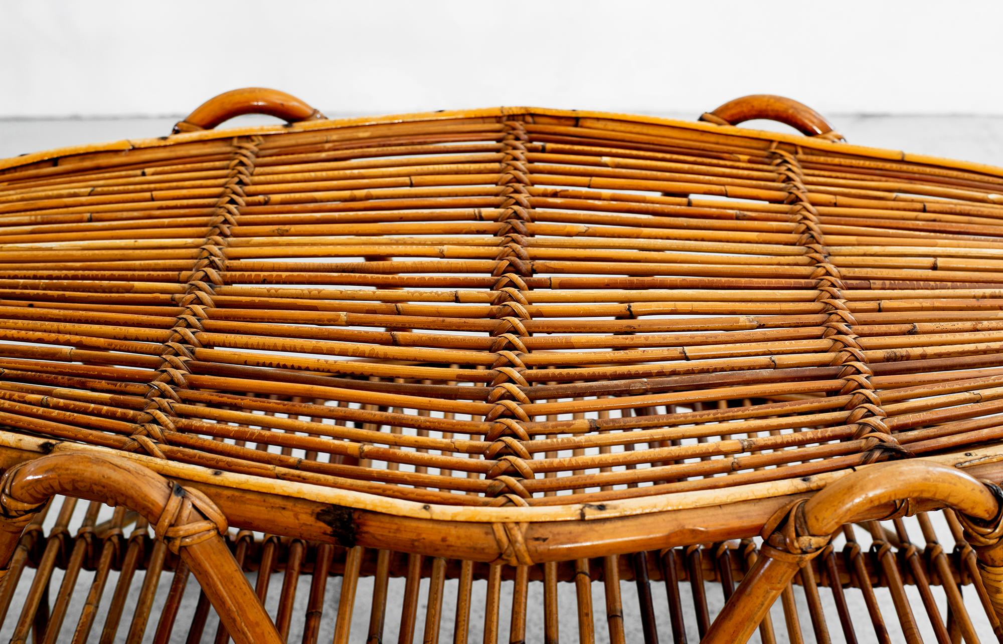 Italian Bamboo Coffee Table 1