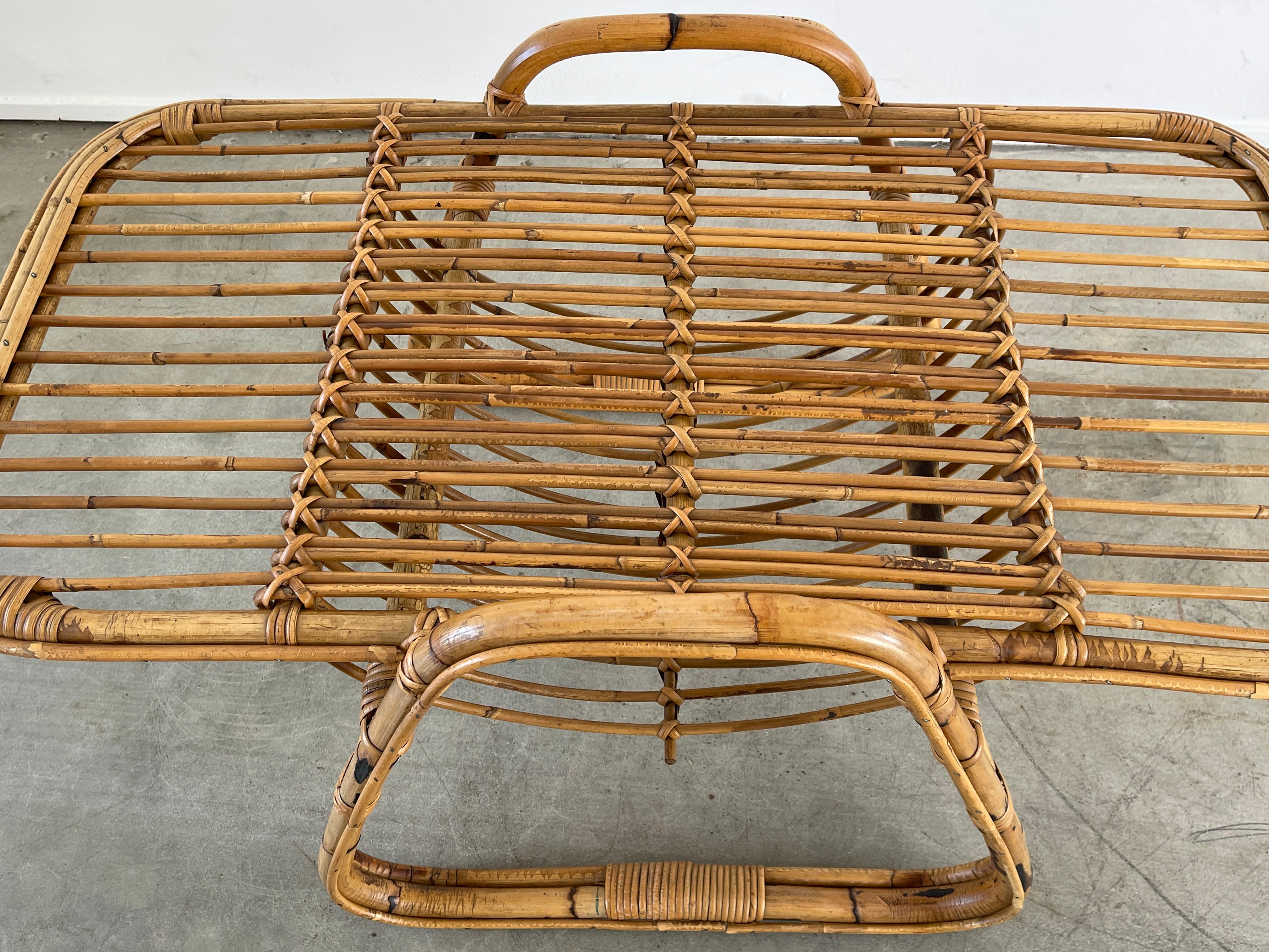 Italian Bamboo Coffee Table 2