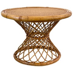Italian Bamboo Coffee Table