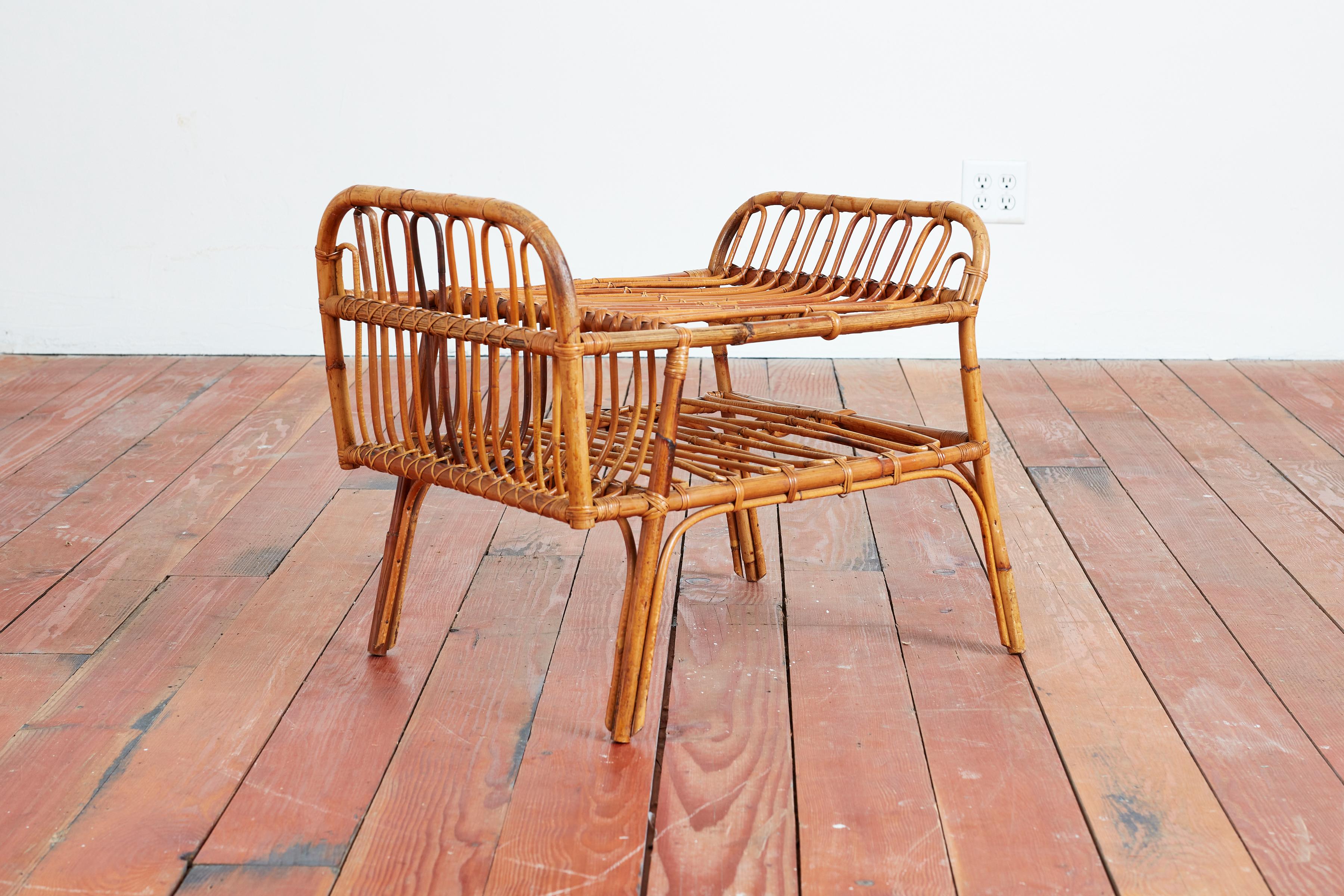 Italian Bamboo End Tables 6