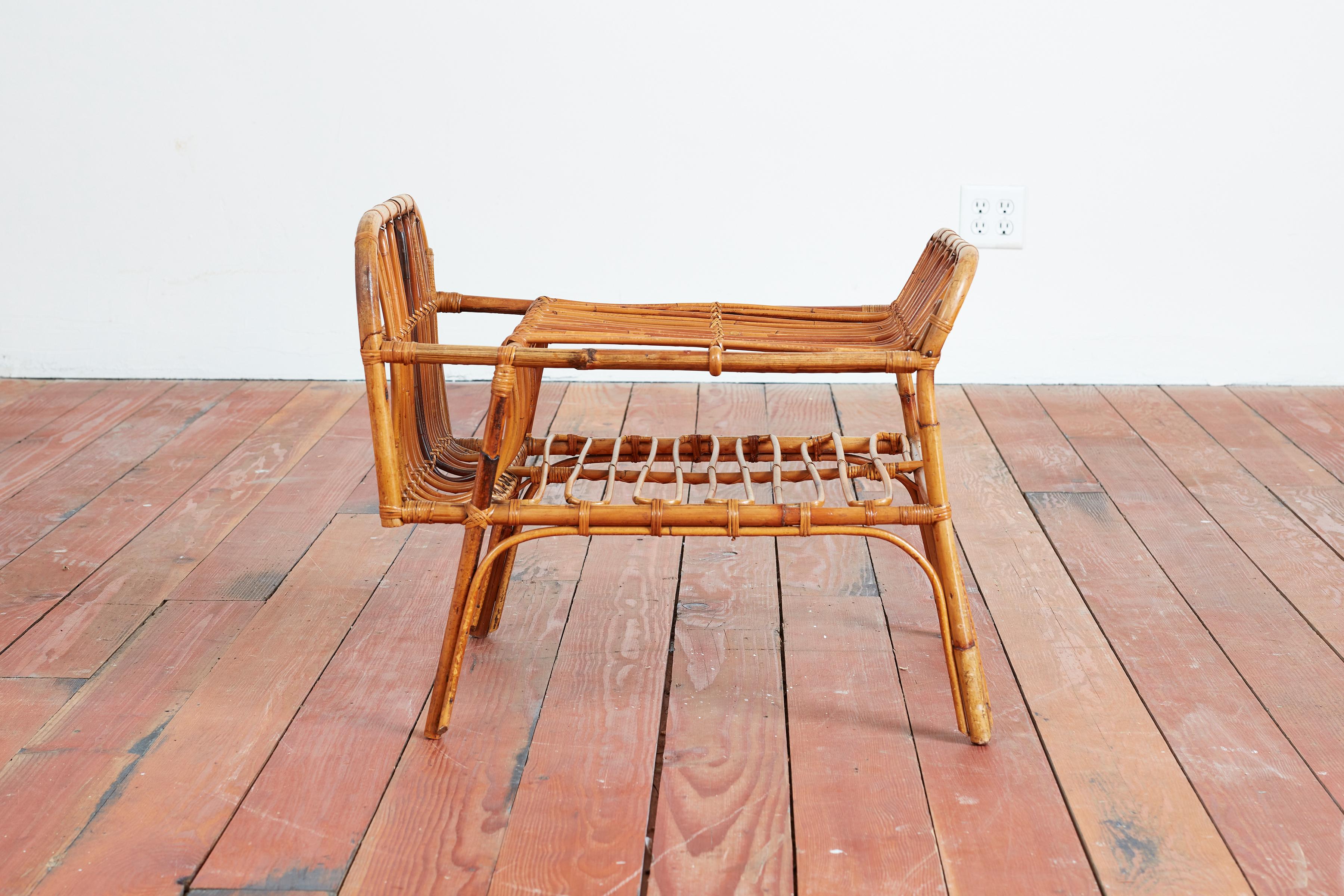 Italian Bamboo End Tables 7