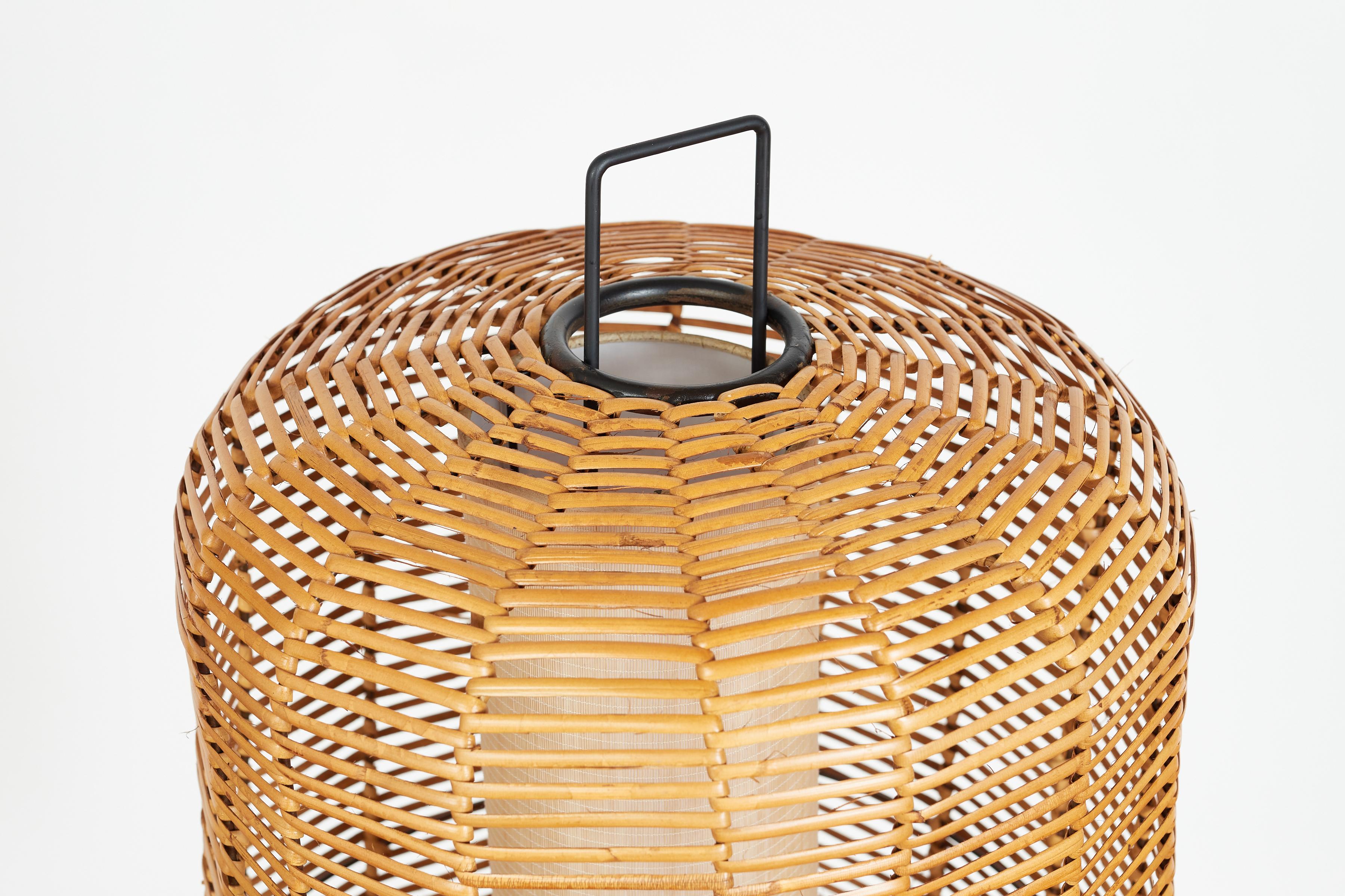 Italian Bamboo Floor Lamp  For Sale 15