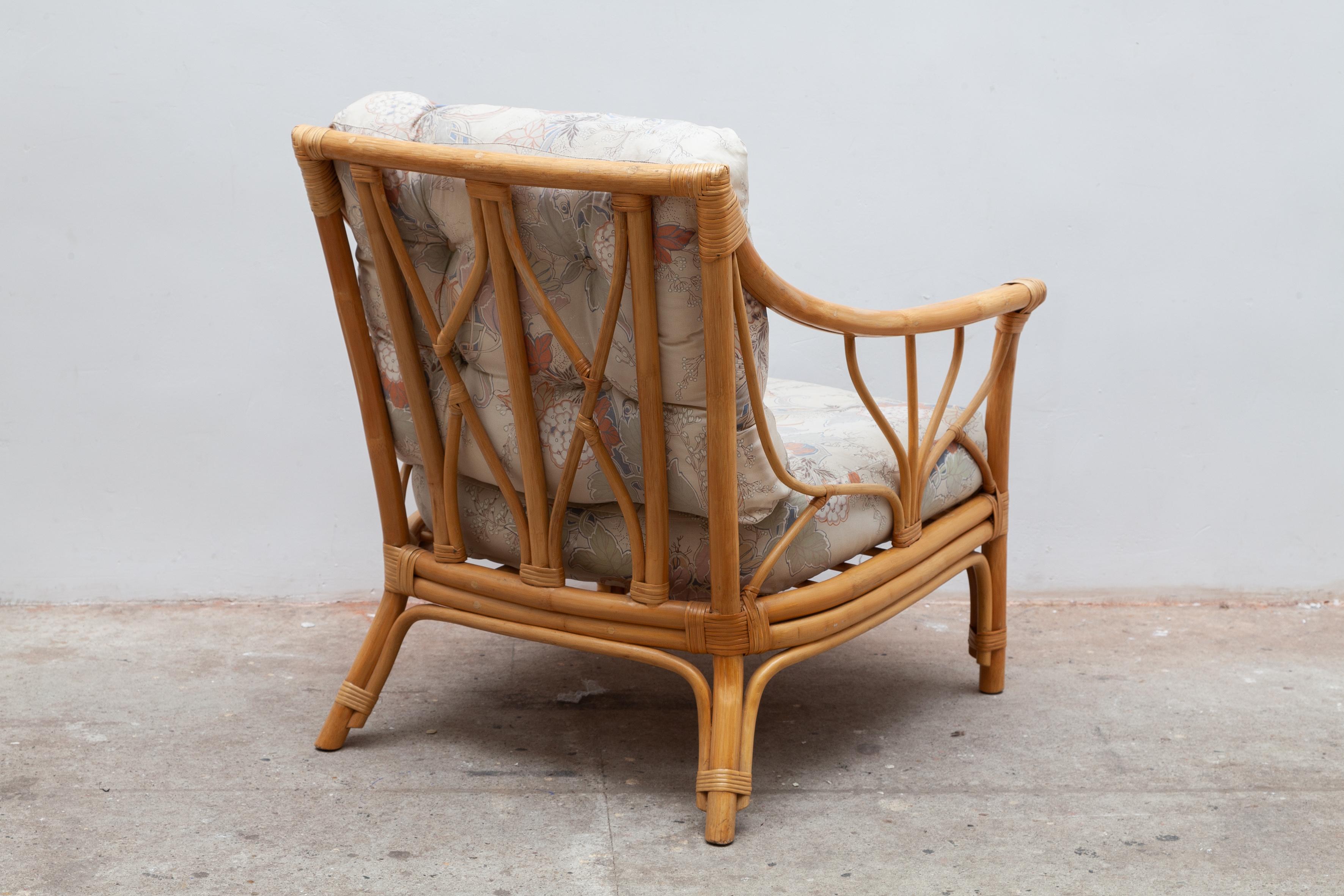 bamboo arm chair