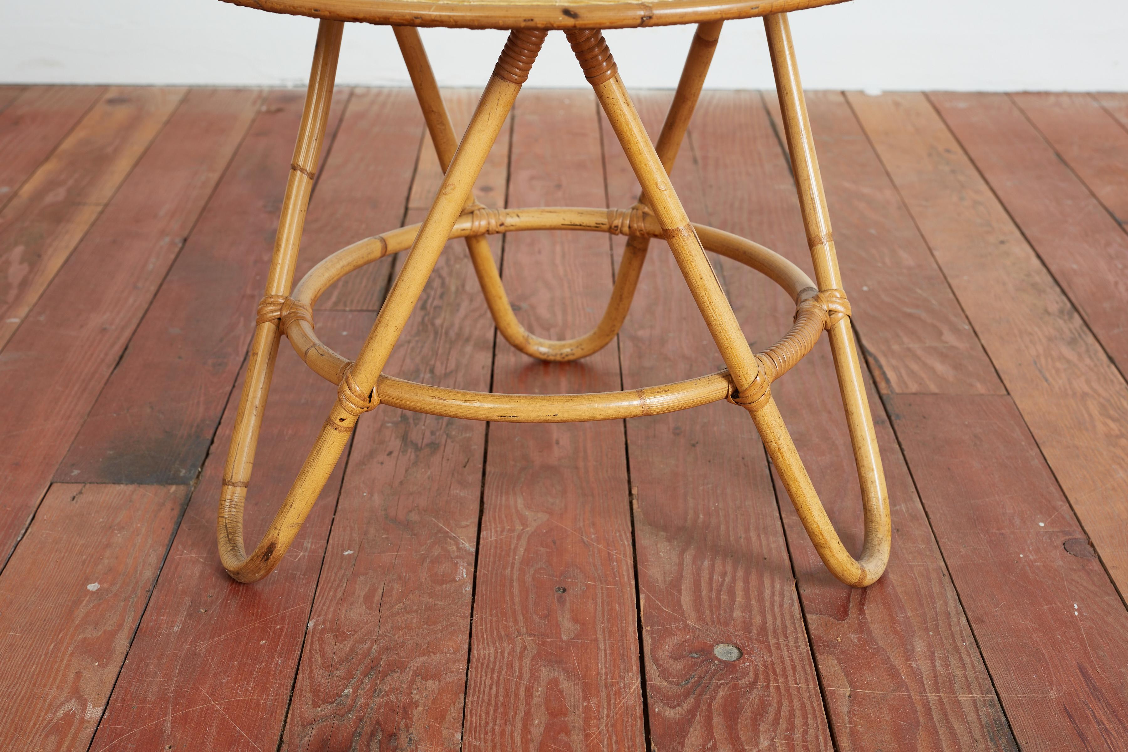Italian Bamboo Nesting Tables For Sale 8