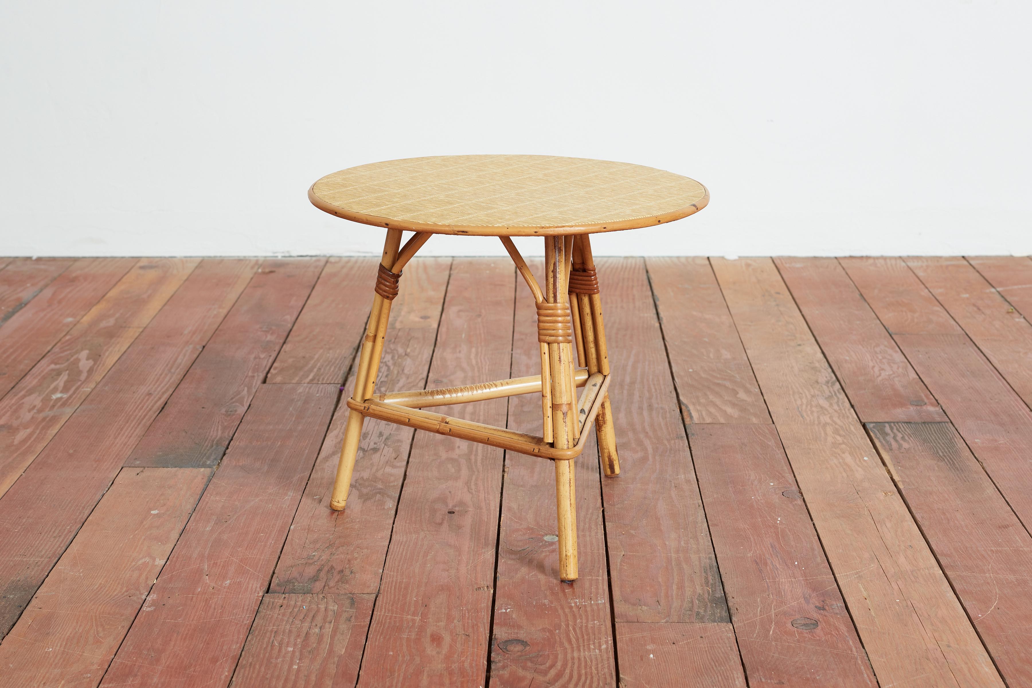 Italian Bamboo Nesting Tables For Sale 9