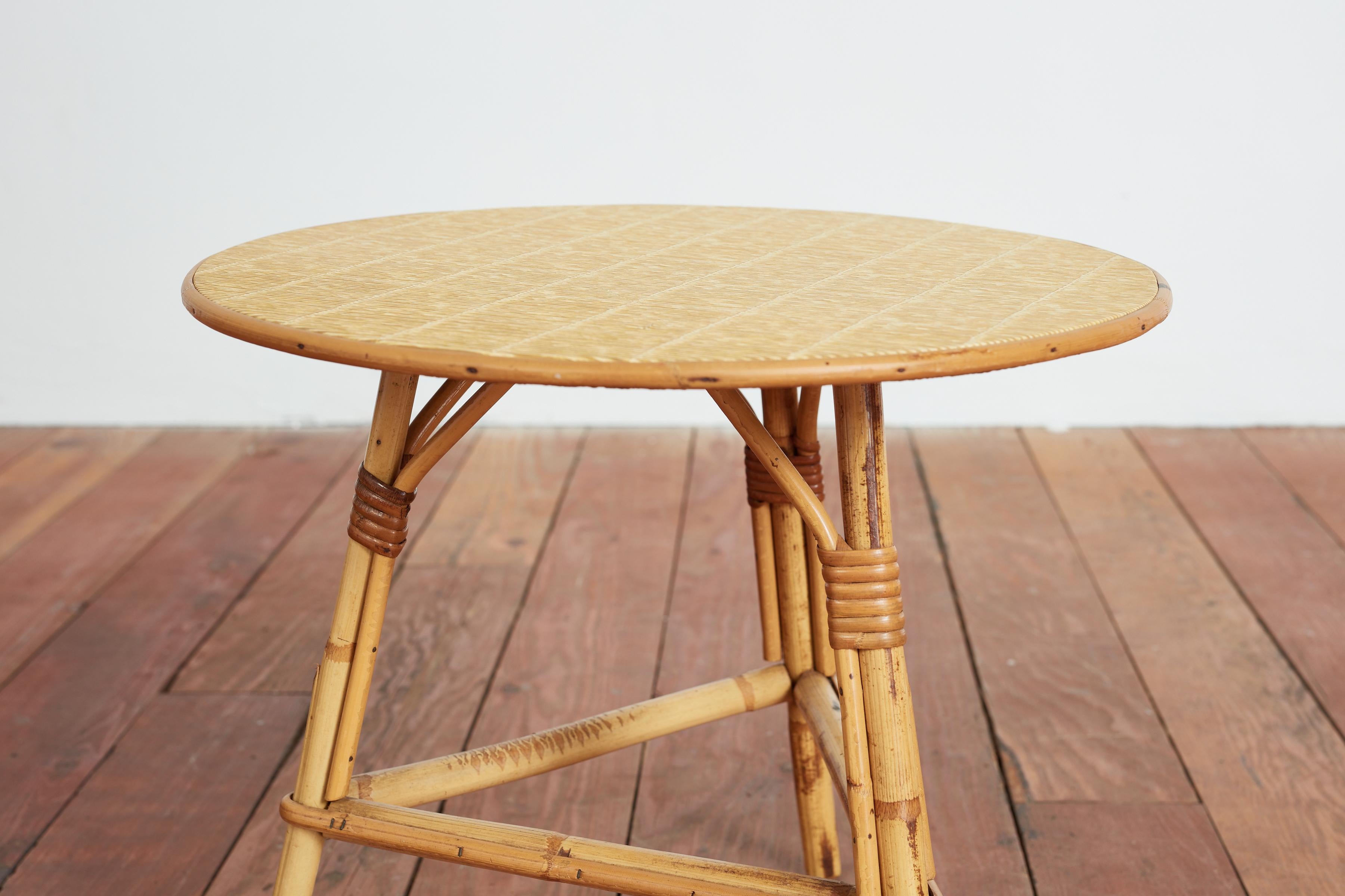 Italian Bamboo Nesting Tables For Sale 11