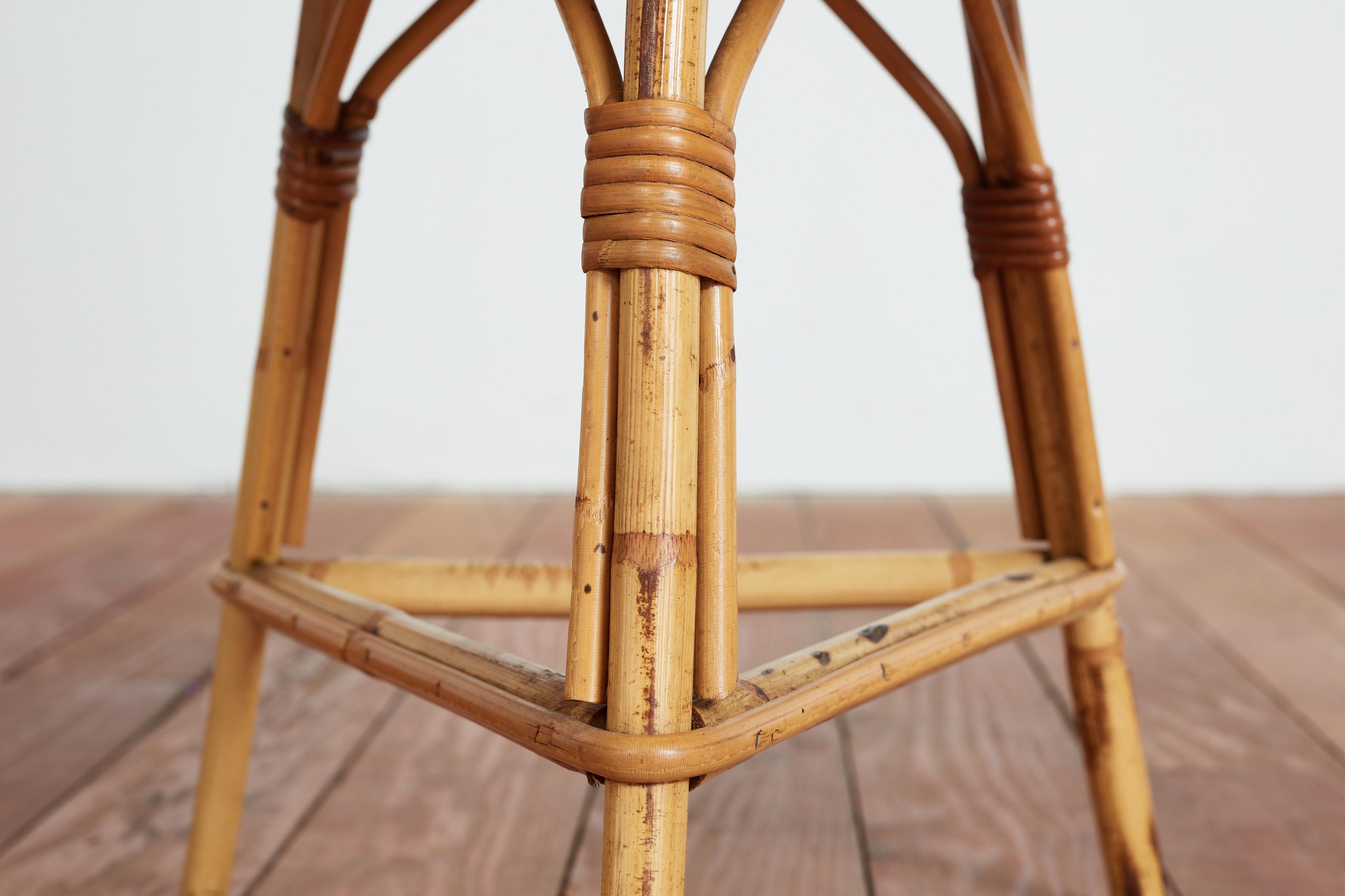 Italian Bamboo Nesting Tables For Sale 13