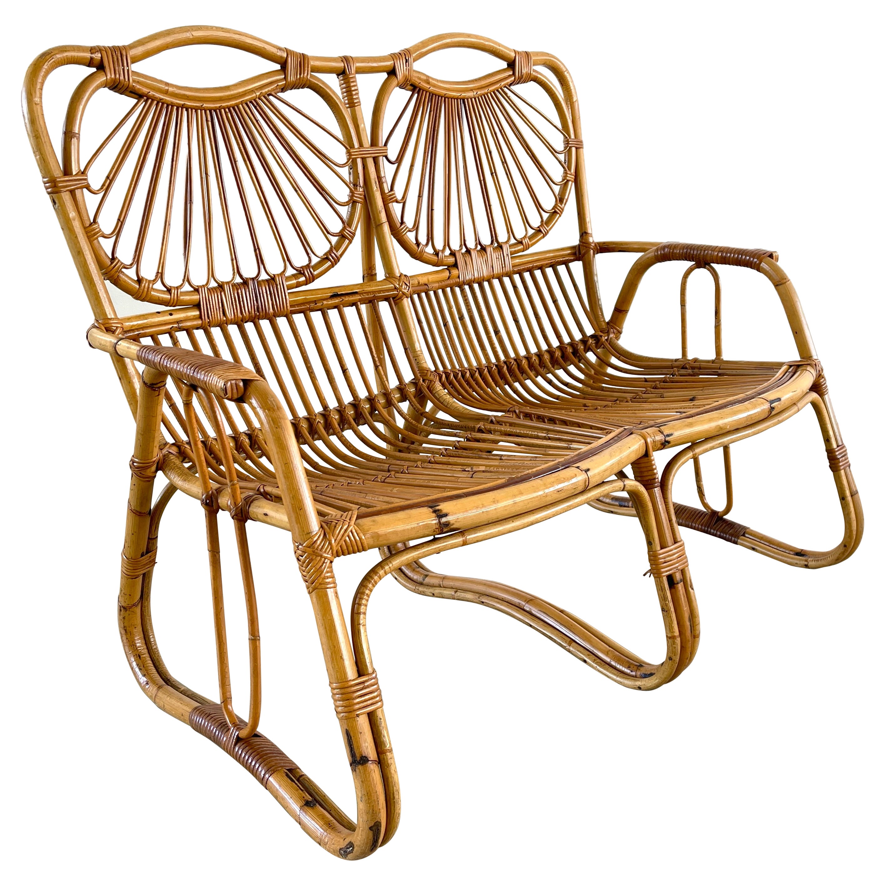 Sillón italiano de bambú
