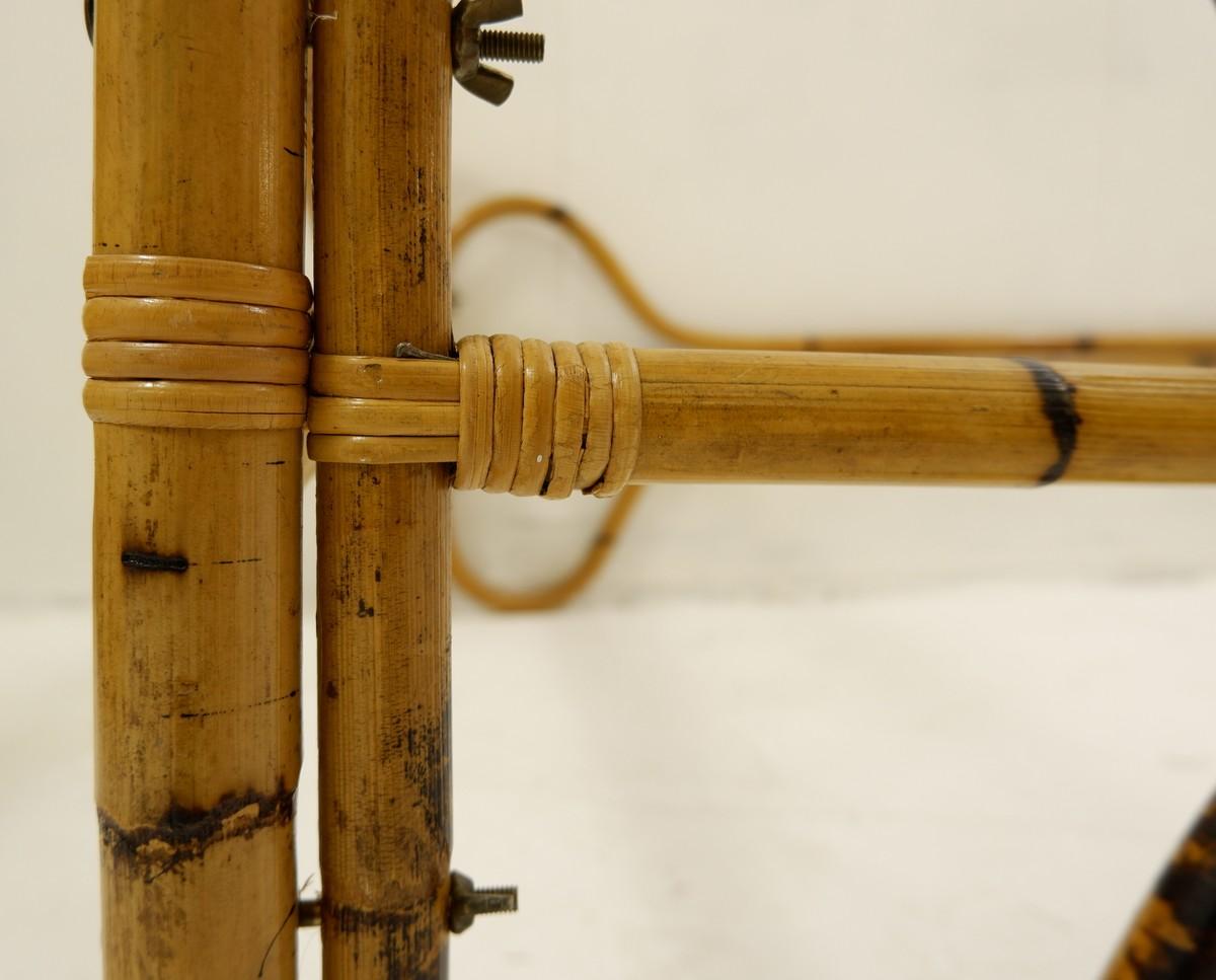 Modernes italienisches Bambus-Bettsofa aus der Jahrhundertmitte, 1960er Jahre im Zustand „Gut“ im Angebot in Brussels, BE