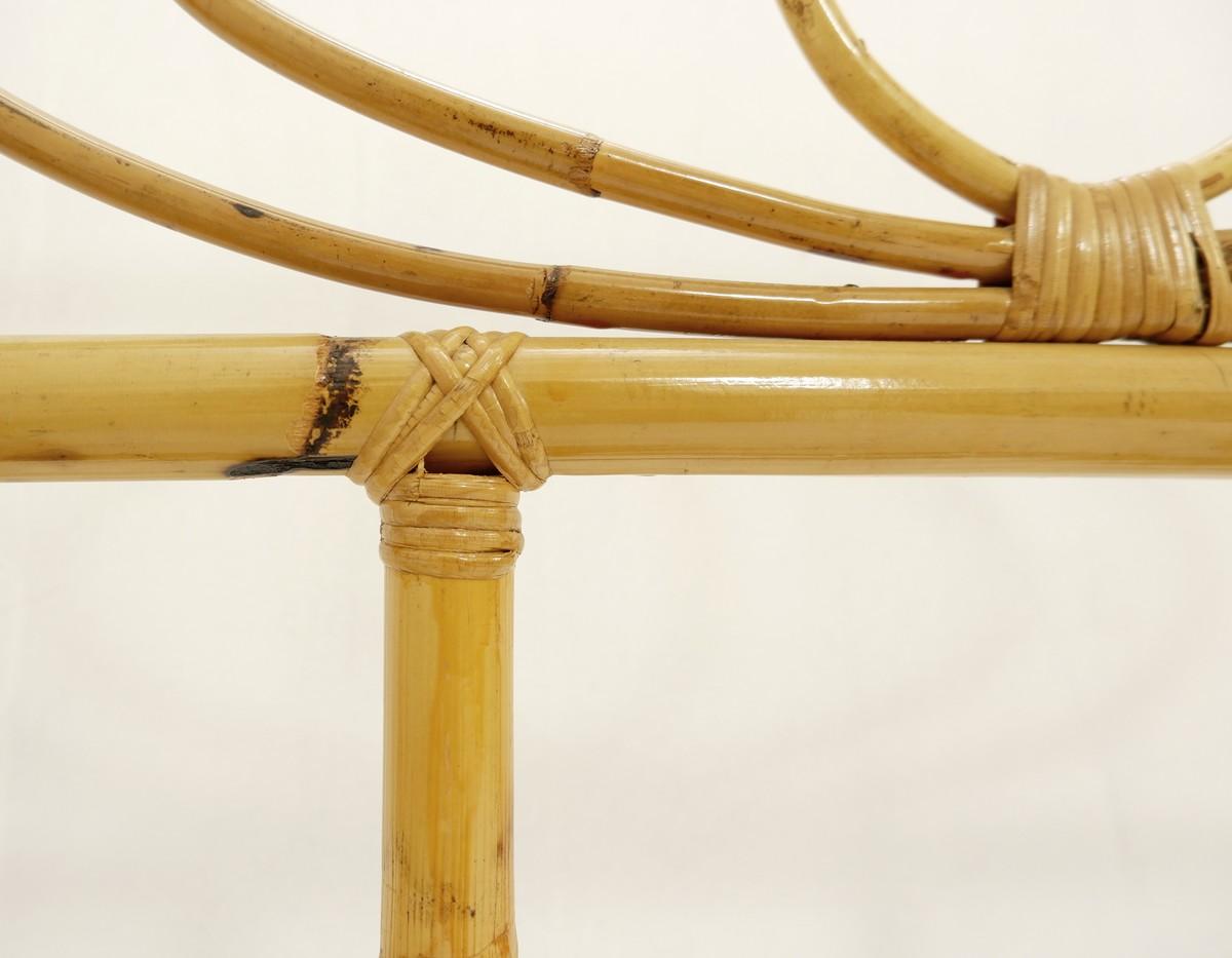 Modernes italienisches Bambus-Bettsofa aus der Jahrhundertmitte, 1960er Jahre im Angebot 1