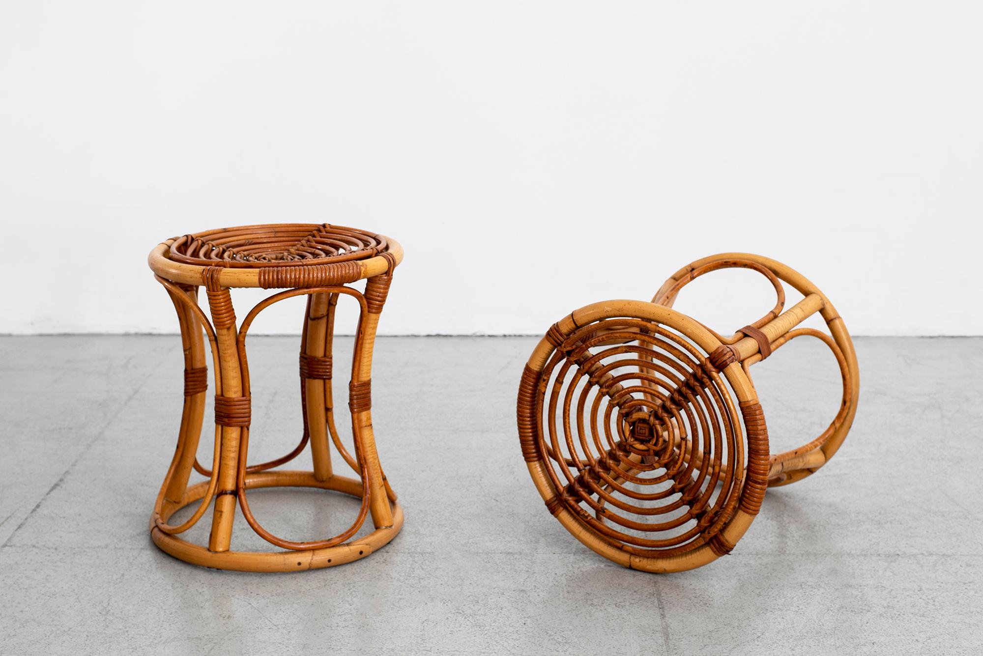 Italian Bamboo Stools 3