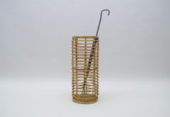Italian Bamboo Umbrella Stand, 1960s