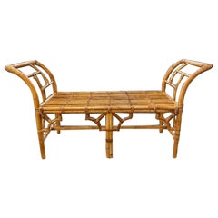Italian Bamboo Window Bench