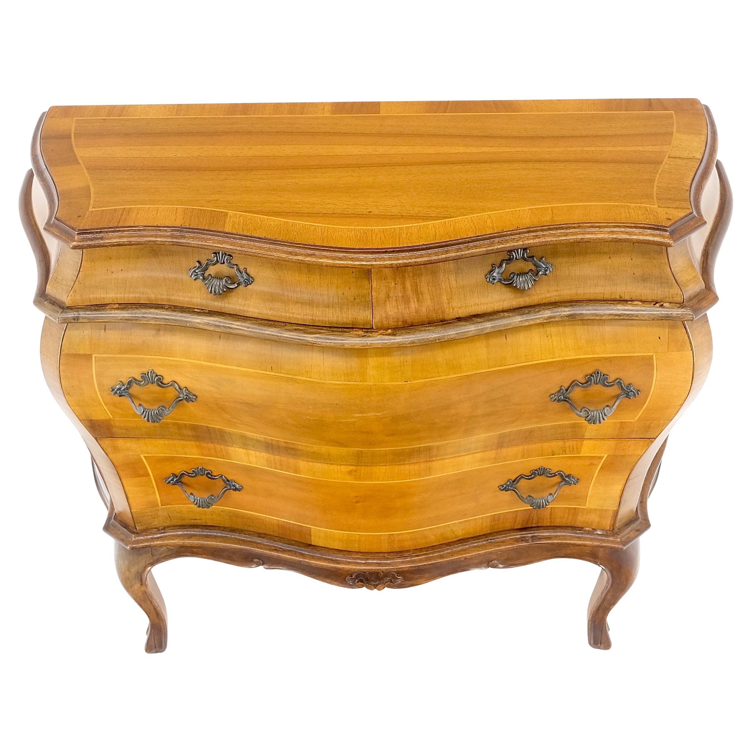 Cómoda Consola Estilo Bombay De 4 Cajones De Madera De Burl De Olivo MENTA