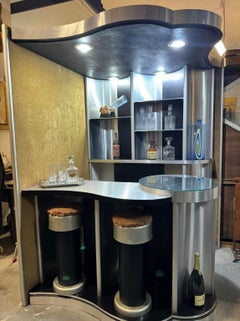 Vintage Italian bar cabinet by Oreste Militello for Imasd Mobili, 1973