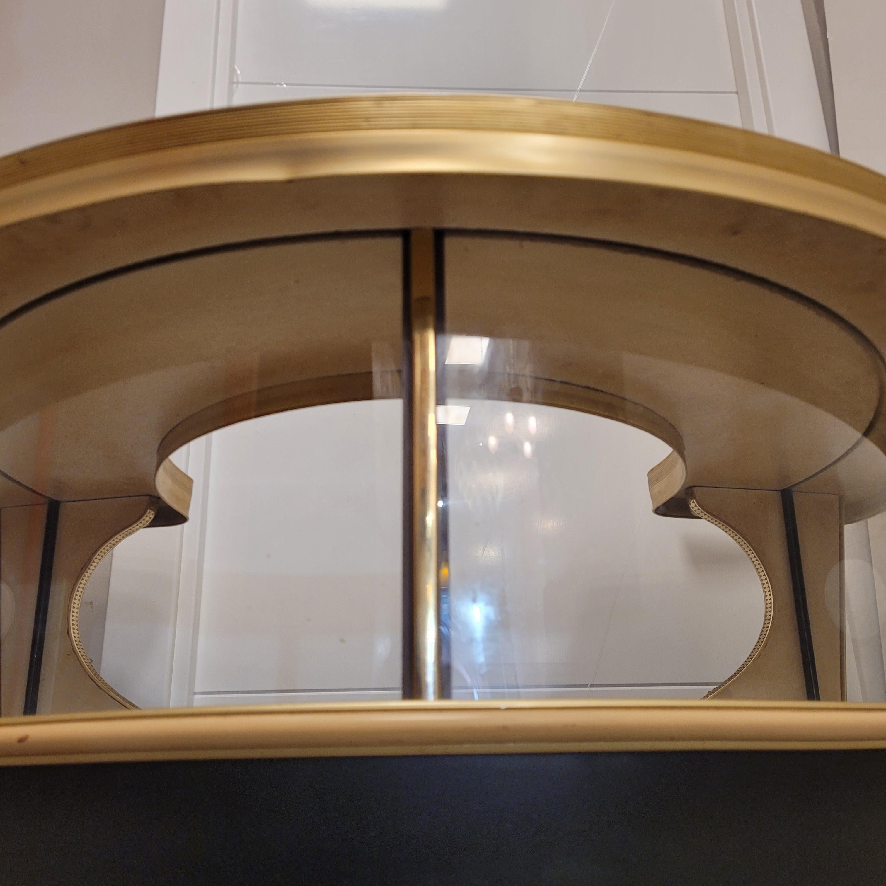 Italian bar cabinet Dry Bar “Tambor”, after Umberto Mascagni For Sale 4
