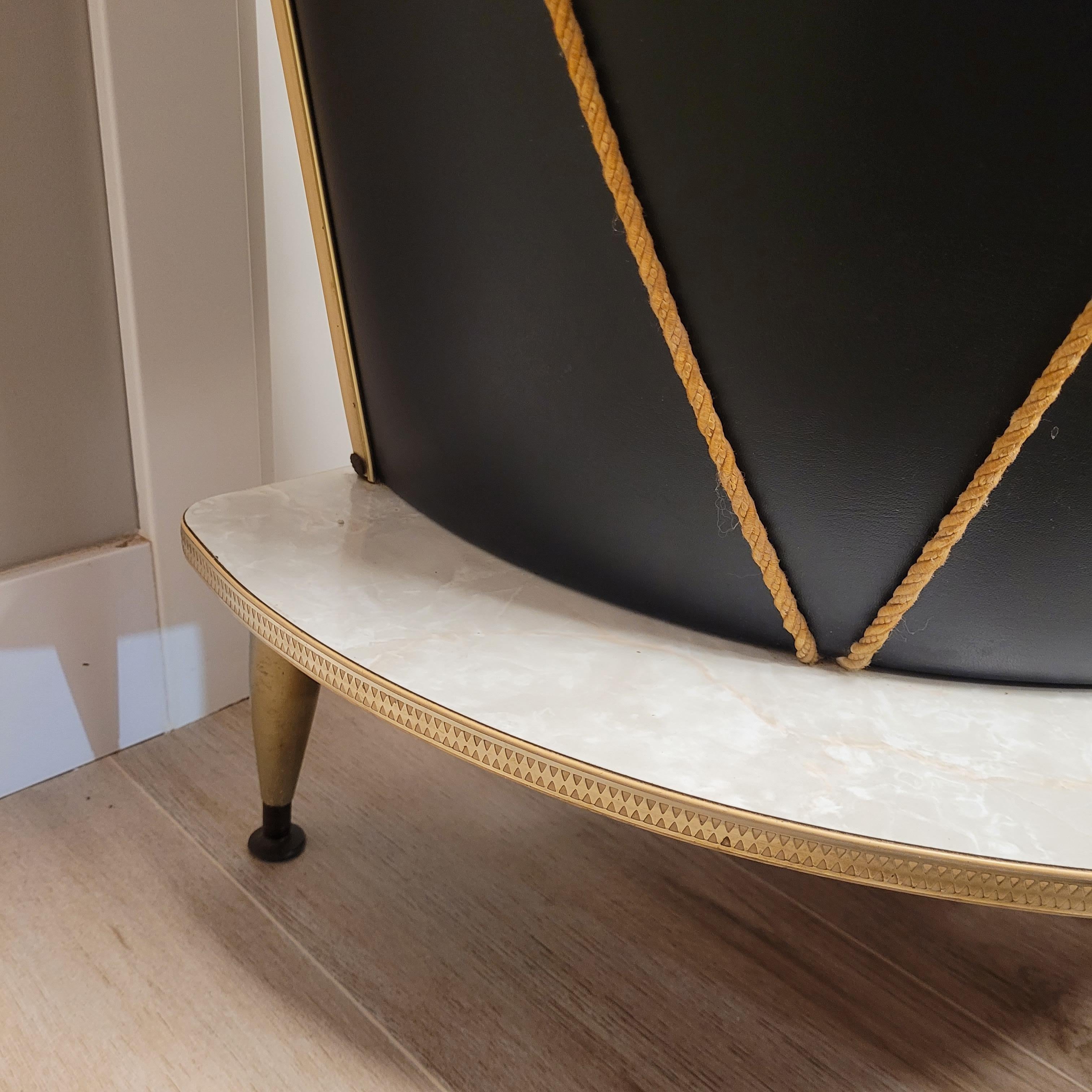 Italian bar cabinet Dry Bar “Tambor”, after Umberto Mascagni For Sale 9