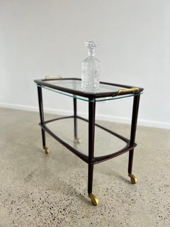 Italian Bar Cart by Cesare Lace for Fratelli Reguitti 1950s