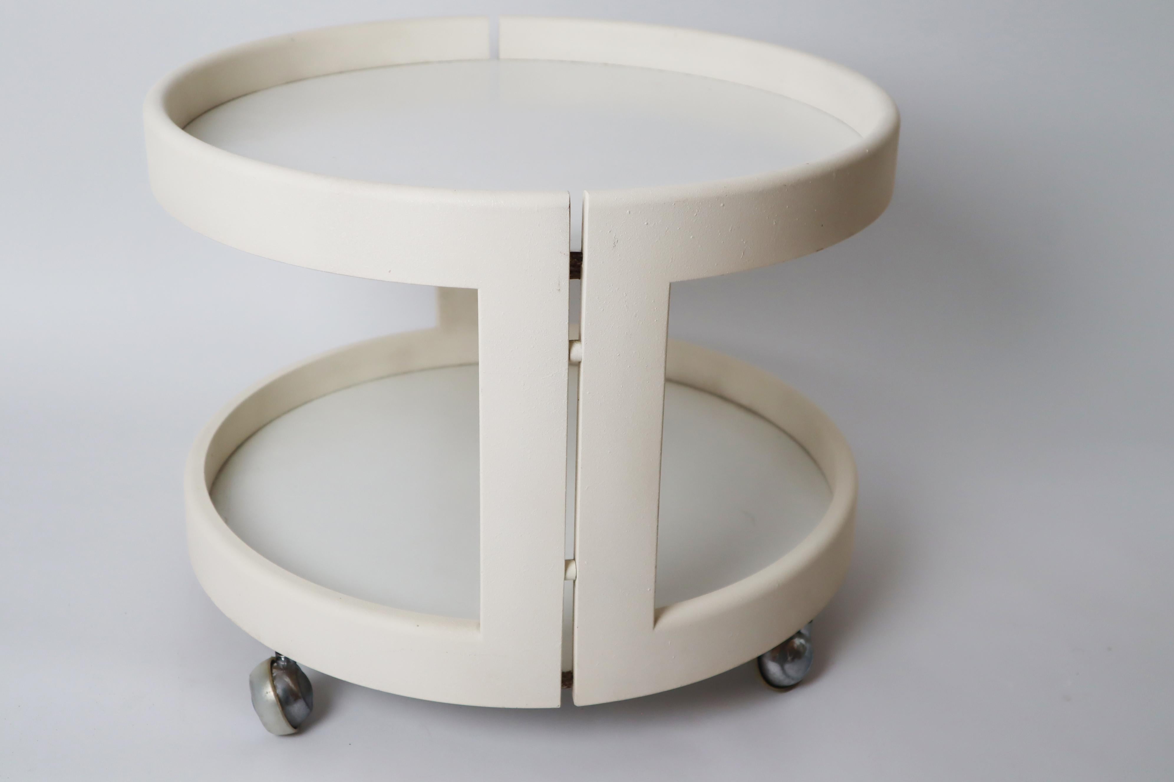 Italian Bar, Coffe And Storage Drinks Trolley From 1970s For Sale 7