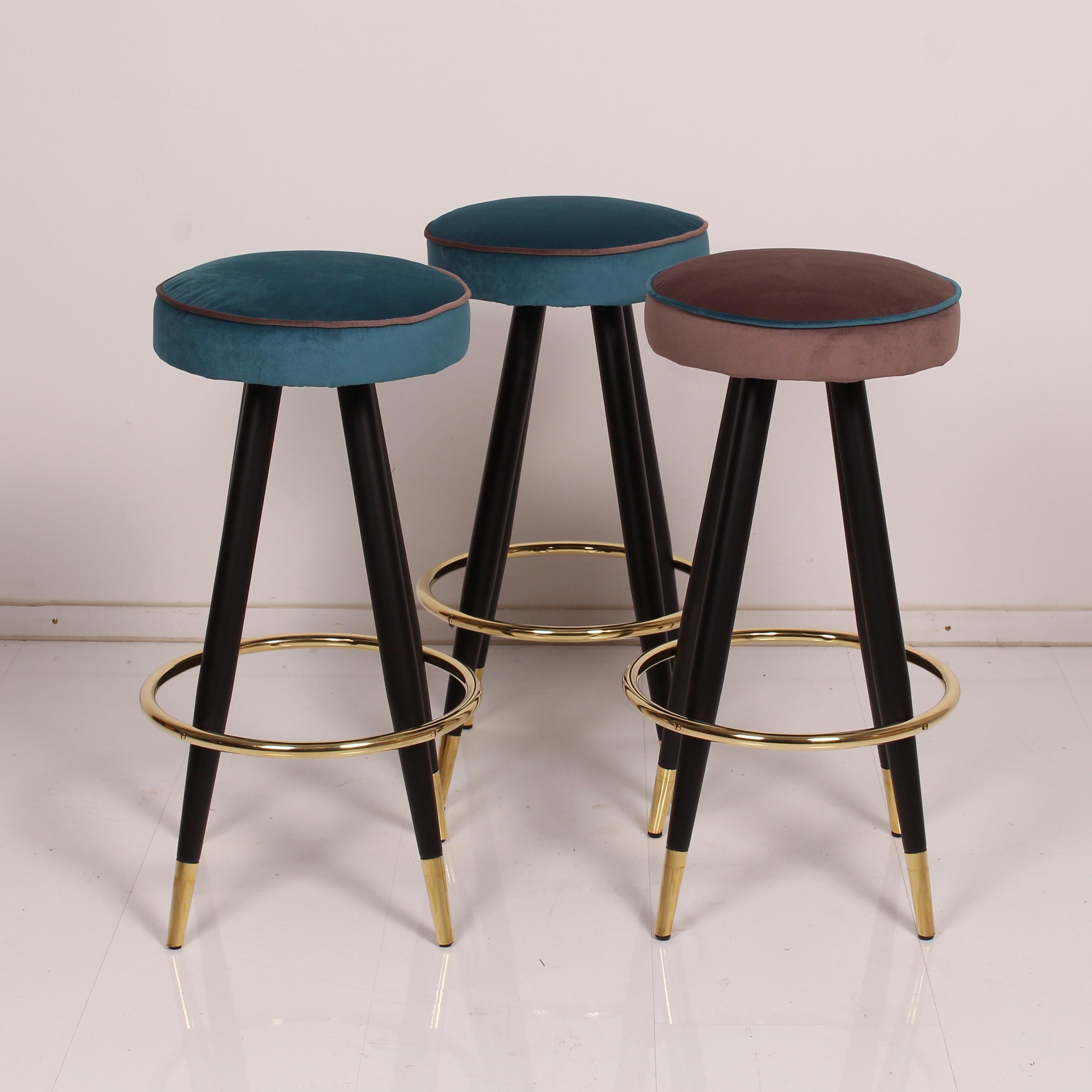 Laiton BAR/COUNTER italien  LAINE ~ CAPPUCCINO ~ Style des années 50 / 60 en vente