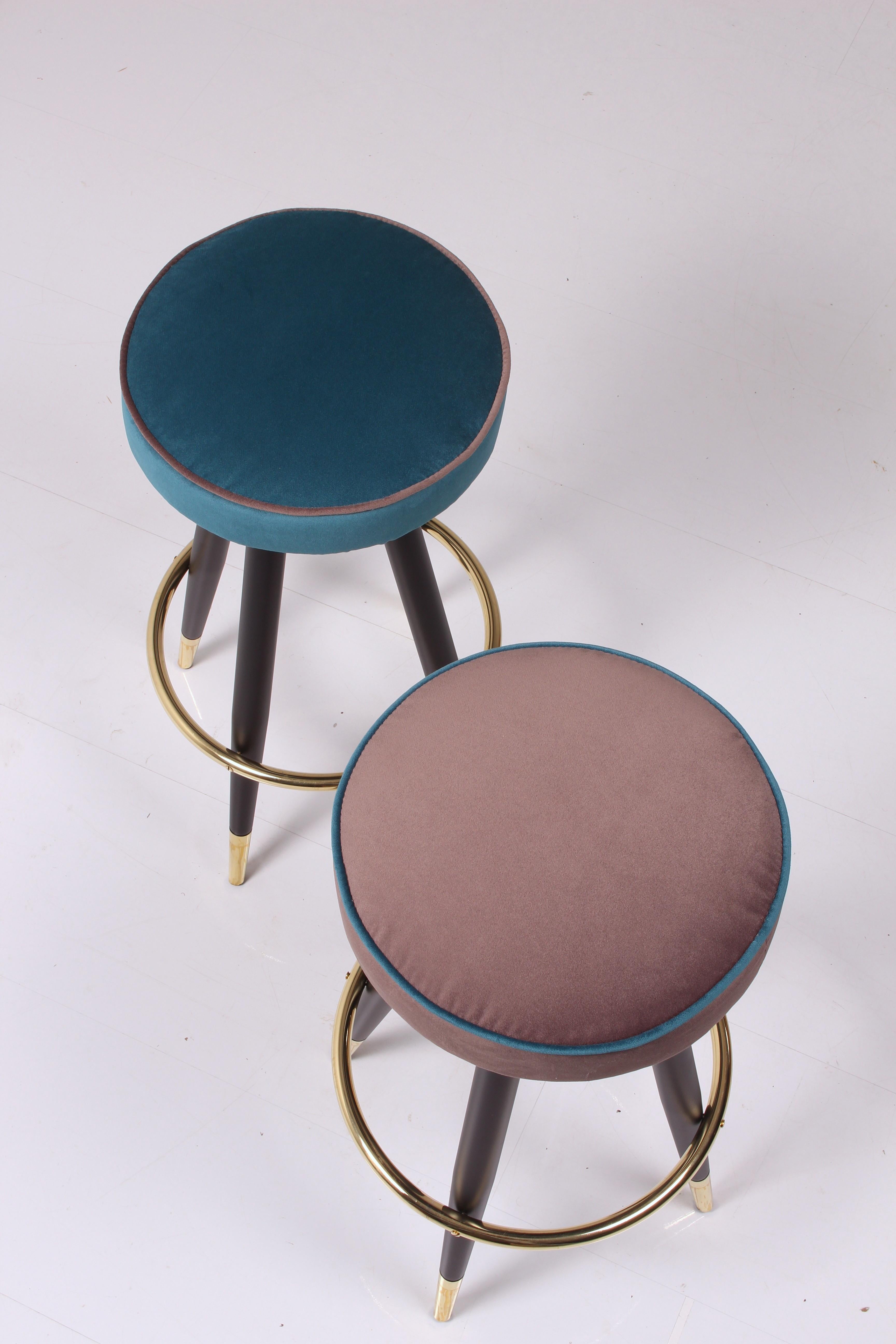 BAR/COUNTER italien  LAINE ~ CAPPUCCINO ~ Style des années 50 / 60 en vente 2
